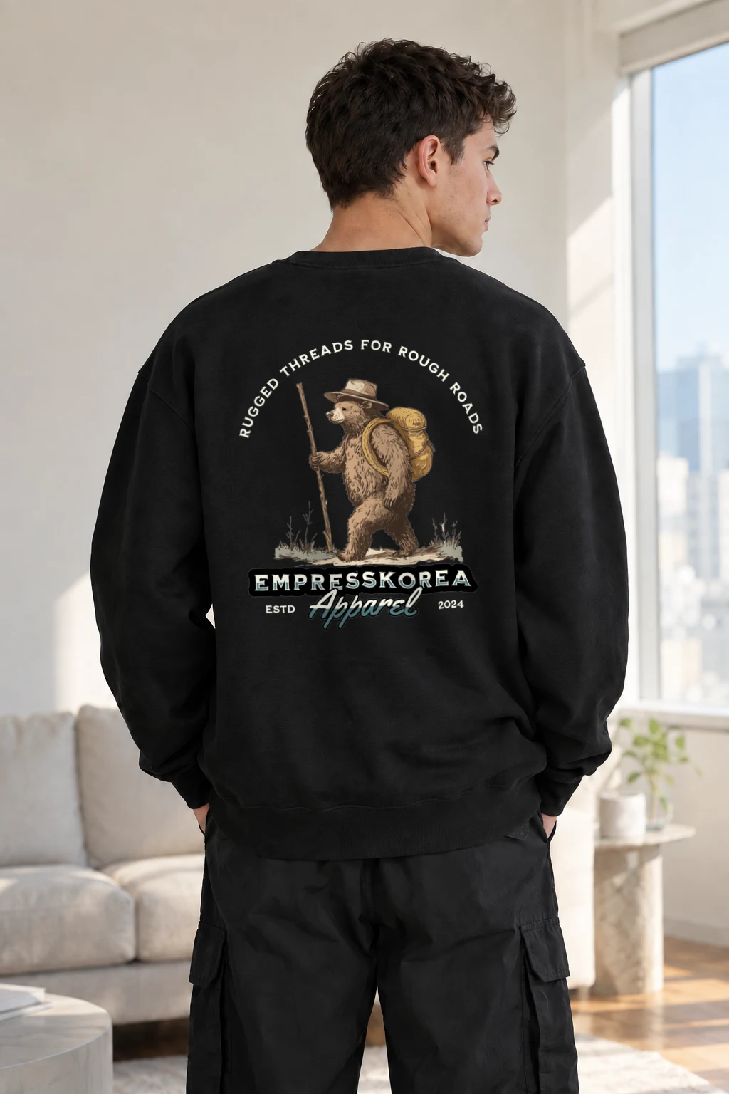 "Rugged Threads" Heavy Blend Unisex Crewneck Sweatshirt | Gildan 18000