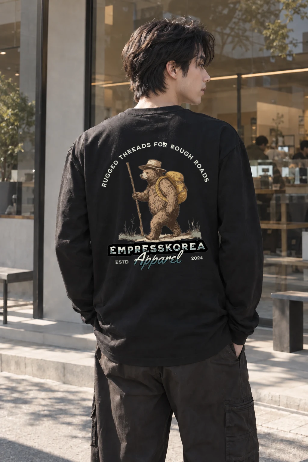 "Rugged Threads" Unisex Longsleeve T-shirt | Gildan 2400