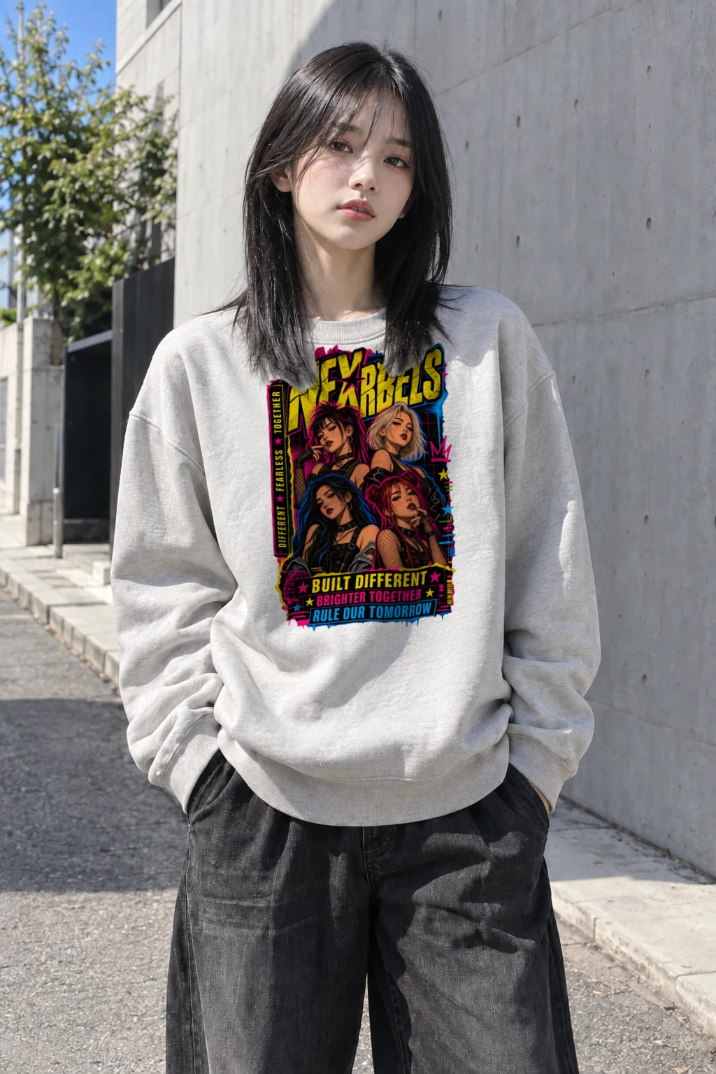 "Rule Our Tomorrow" Heavy Blend Unisex Crewneck Sweatshirt | Gildan 18000