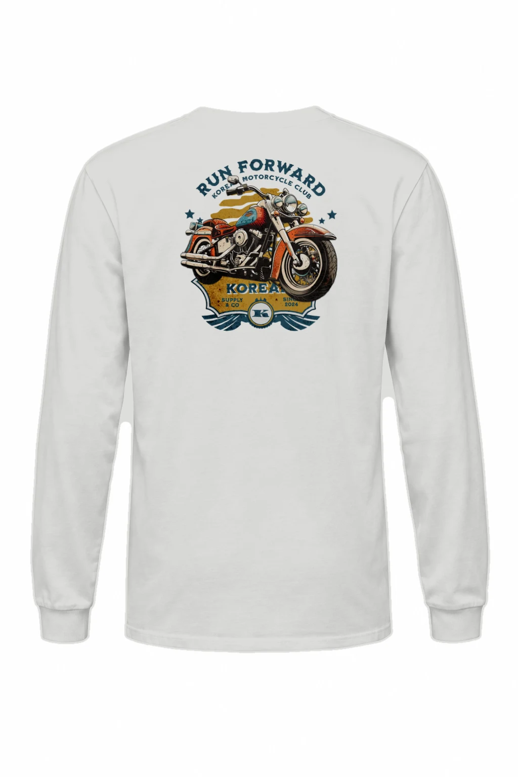 "Run Forward Korea" Unisex Longsleeve T-shirt | Gildan 2400