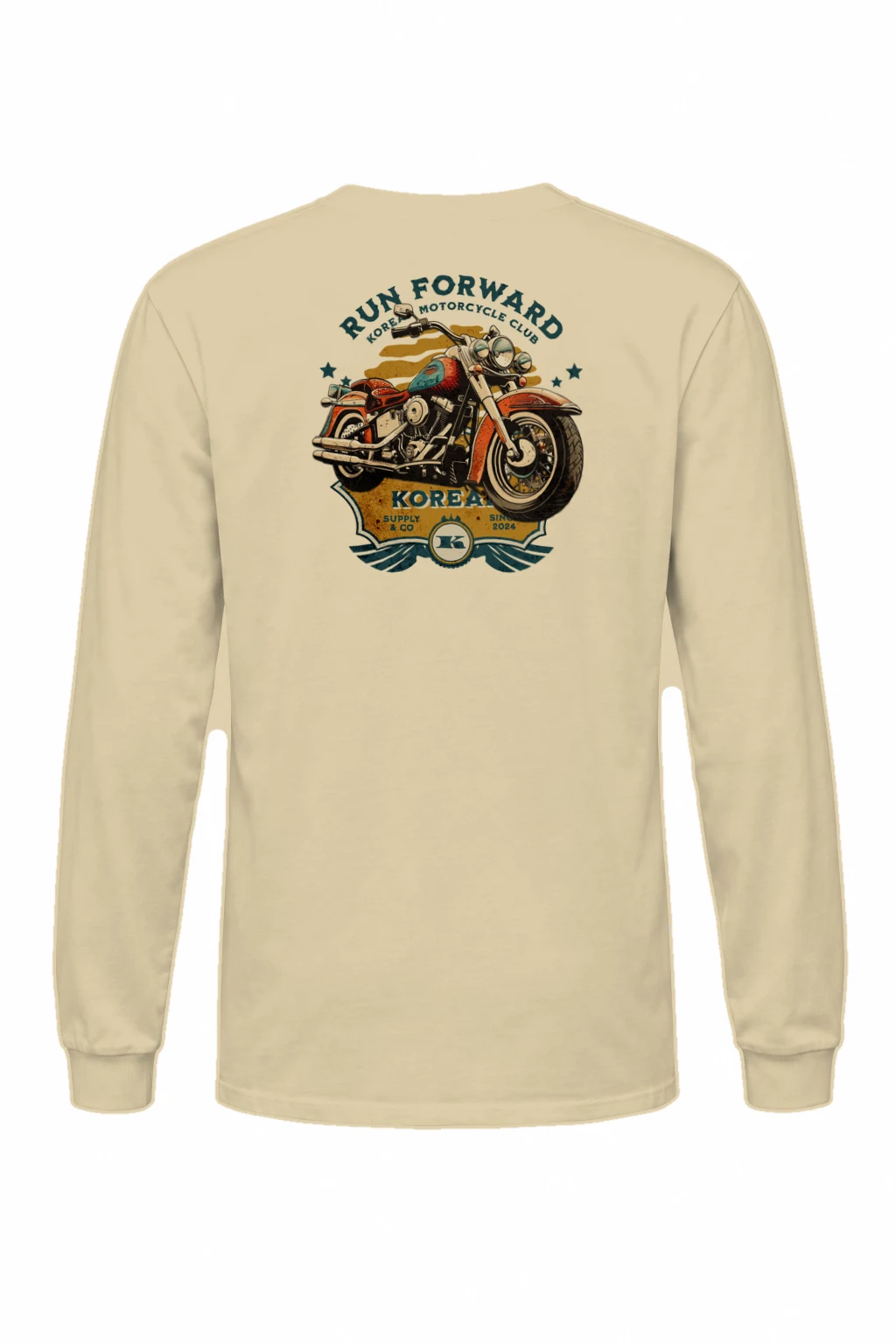 "Run Forward Korea" Unisex Longsleeve T-shirt | Gildan 2400