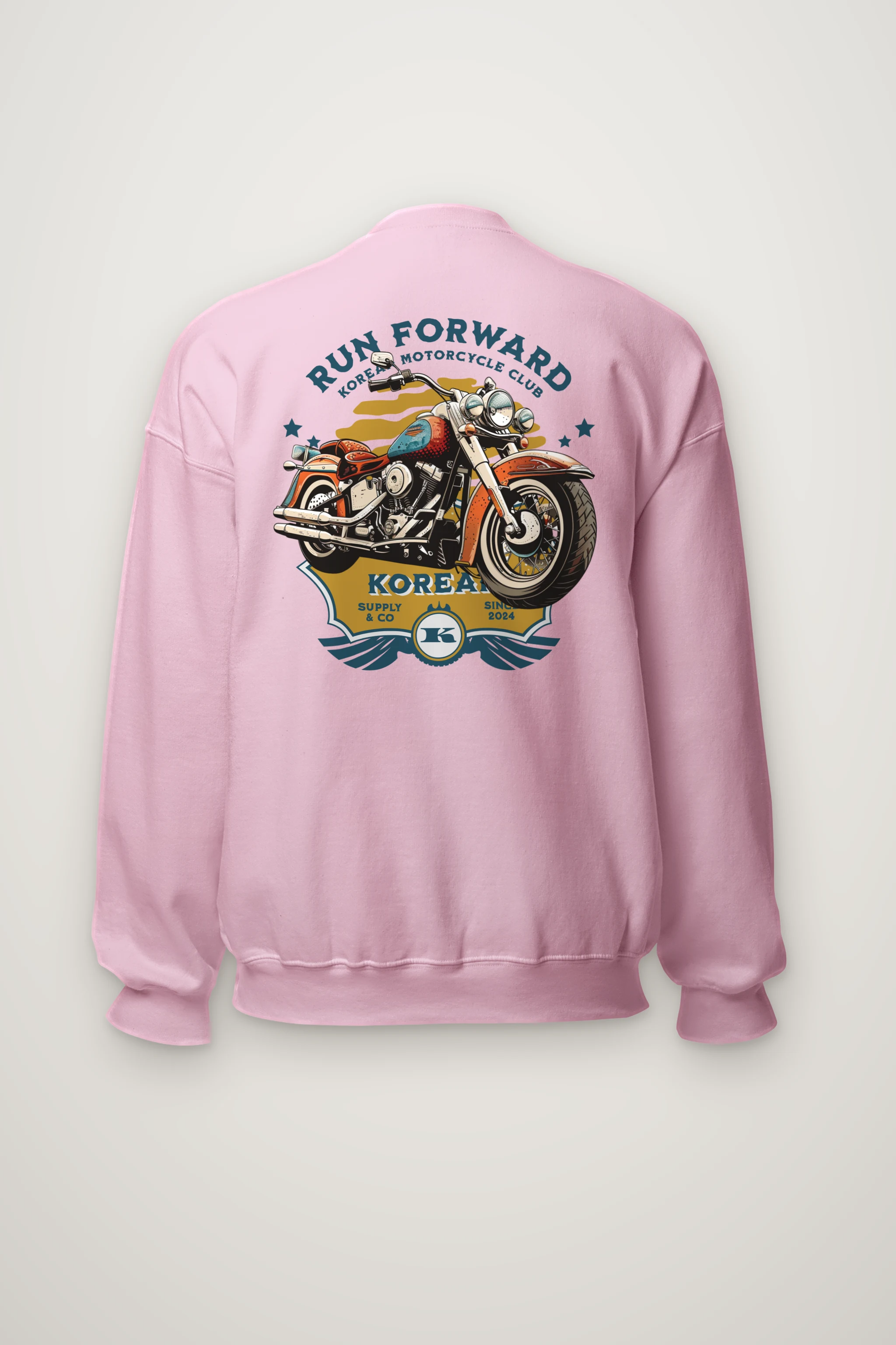 "Run Forward Motorcycle Club" Heavy Blend Unisex Crewneck Sweatshirt