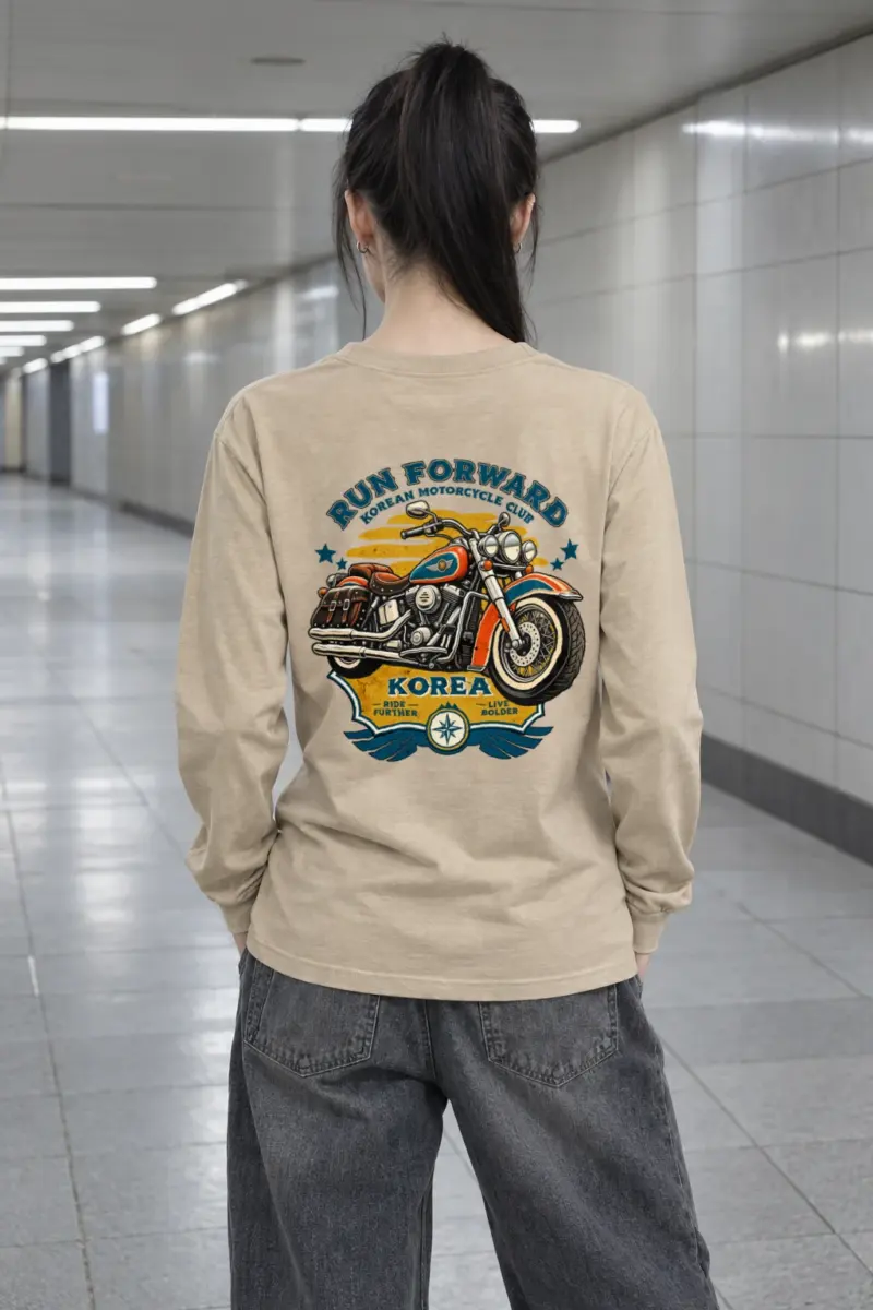 "Run Forward Motorcycle Club" Unisex Longsleeve T-shirt