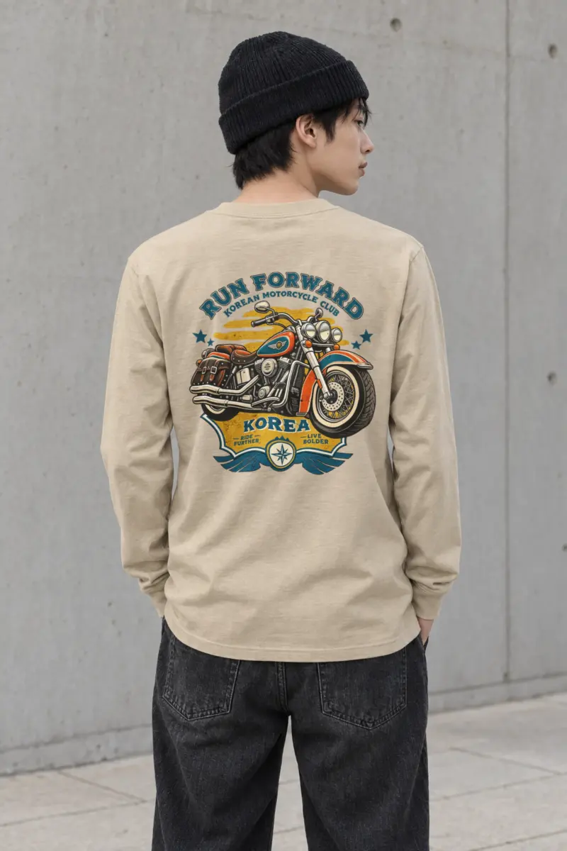 "Run Forward Motorcycle Club" Unisex Longsleeve T-shirt