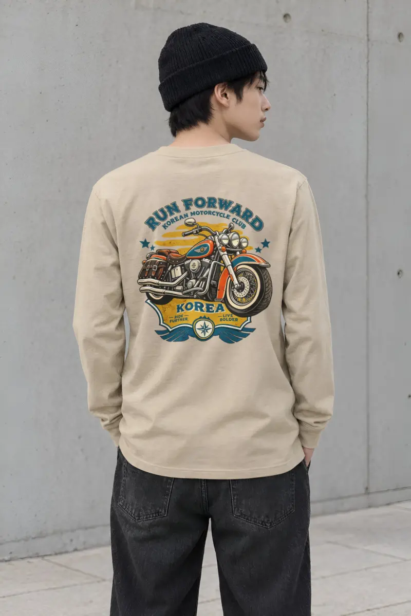 "Run Forward Motorcycle Club" Unisex Longsleeve T-shirt