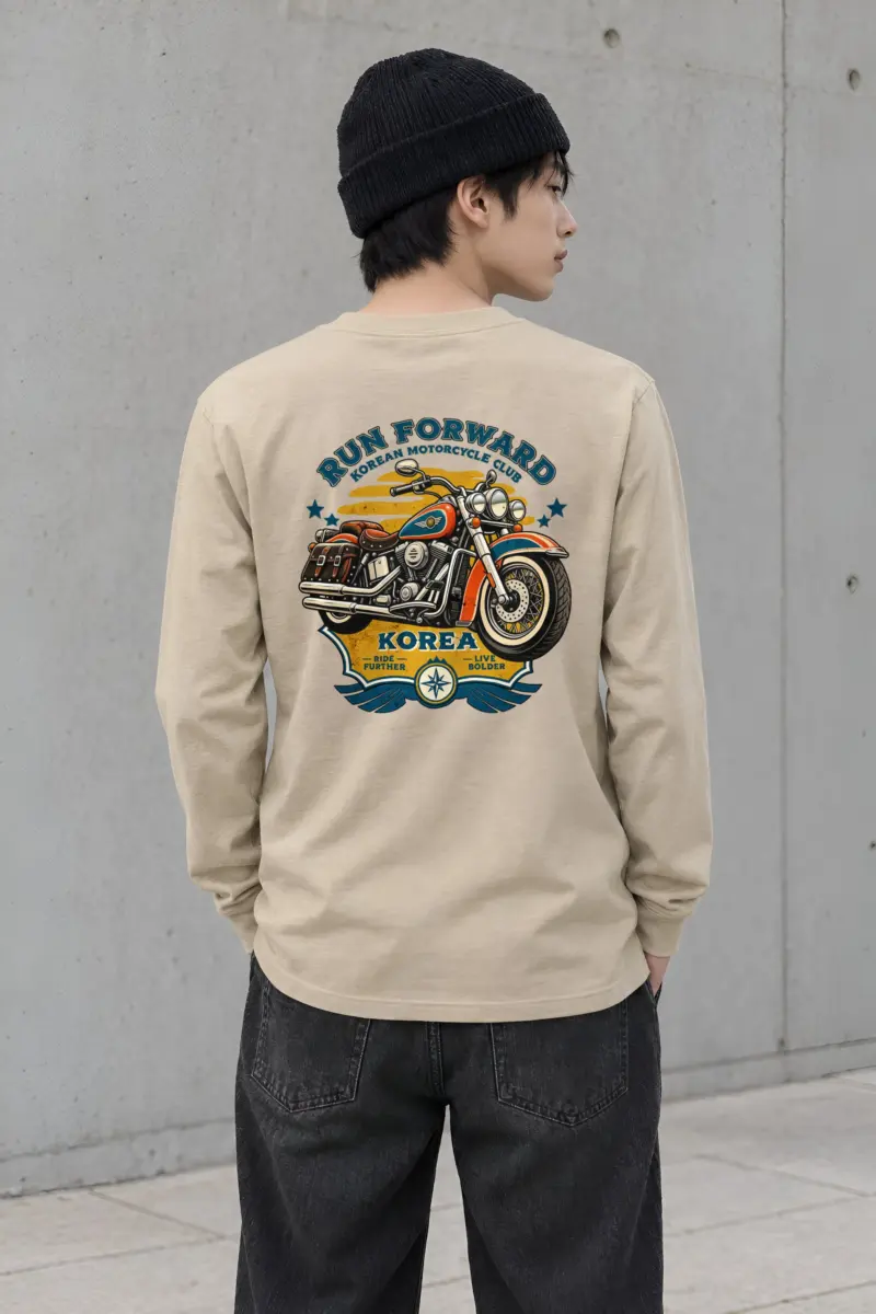 "Run Forward Motorcycle Club" Unisex Longsleeve T-shirt