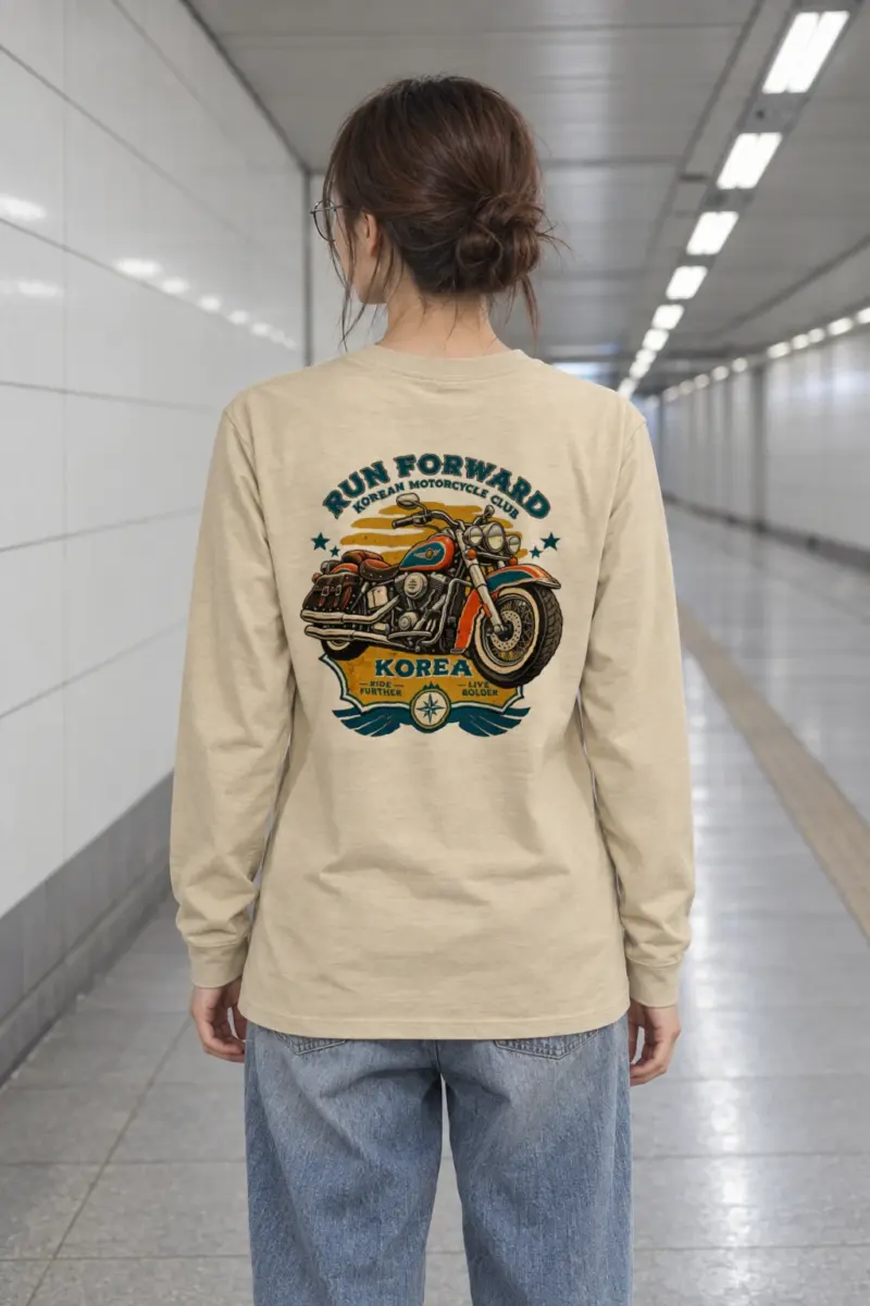"Run Forward Motorcycle Club" Unisex Longsleeve T-shirt