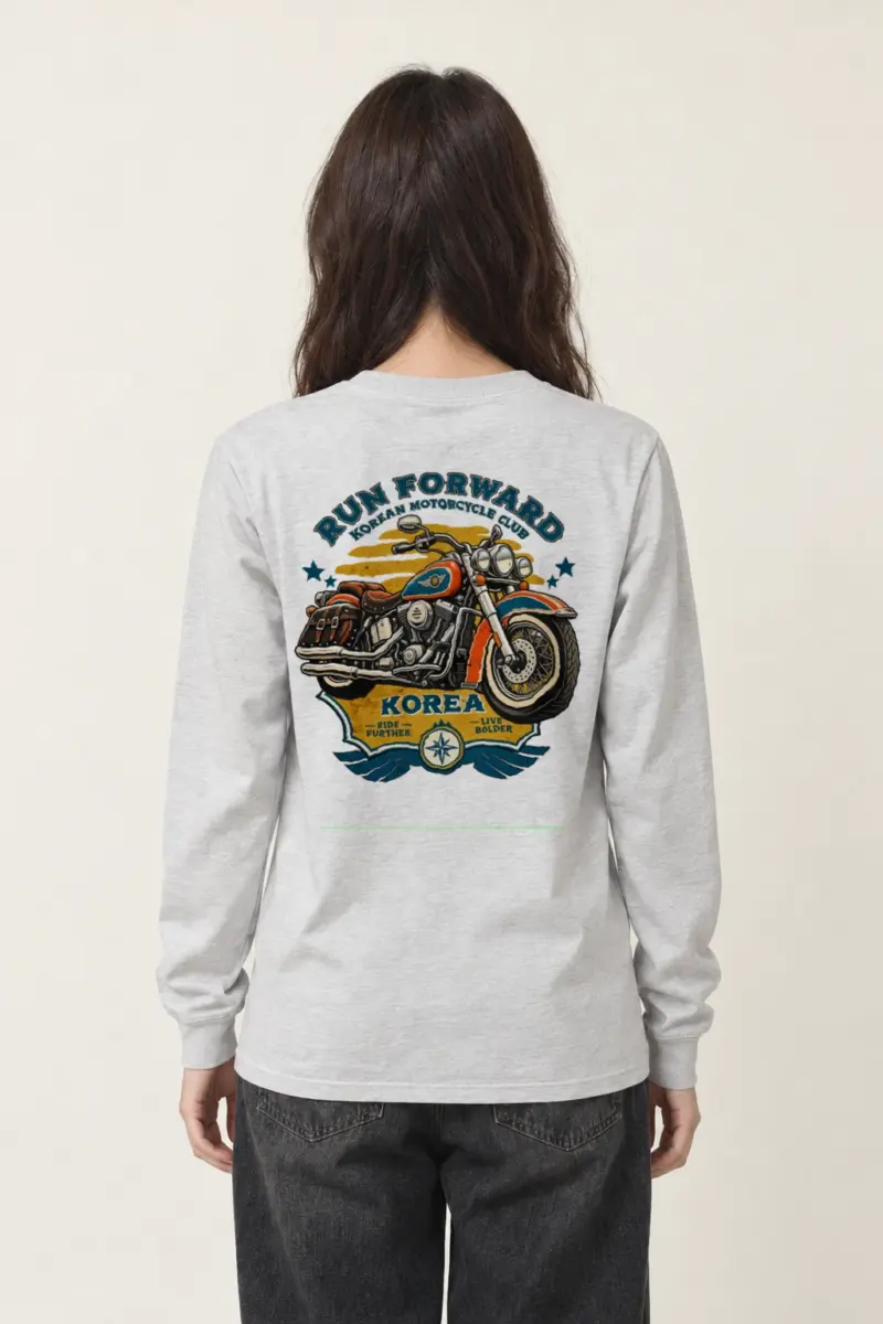 "Run Forward Motorcycle Club" Unisex Longsleeve T-shirt | Gildan 2400