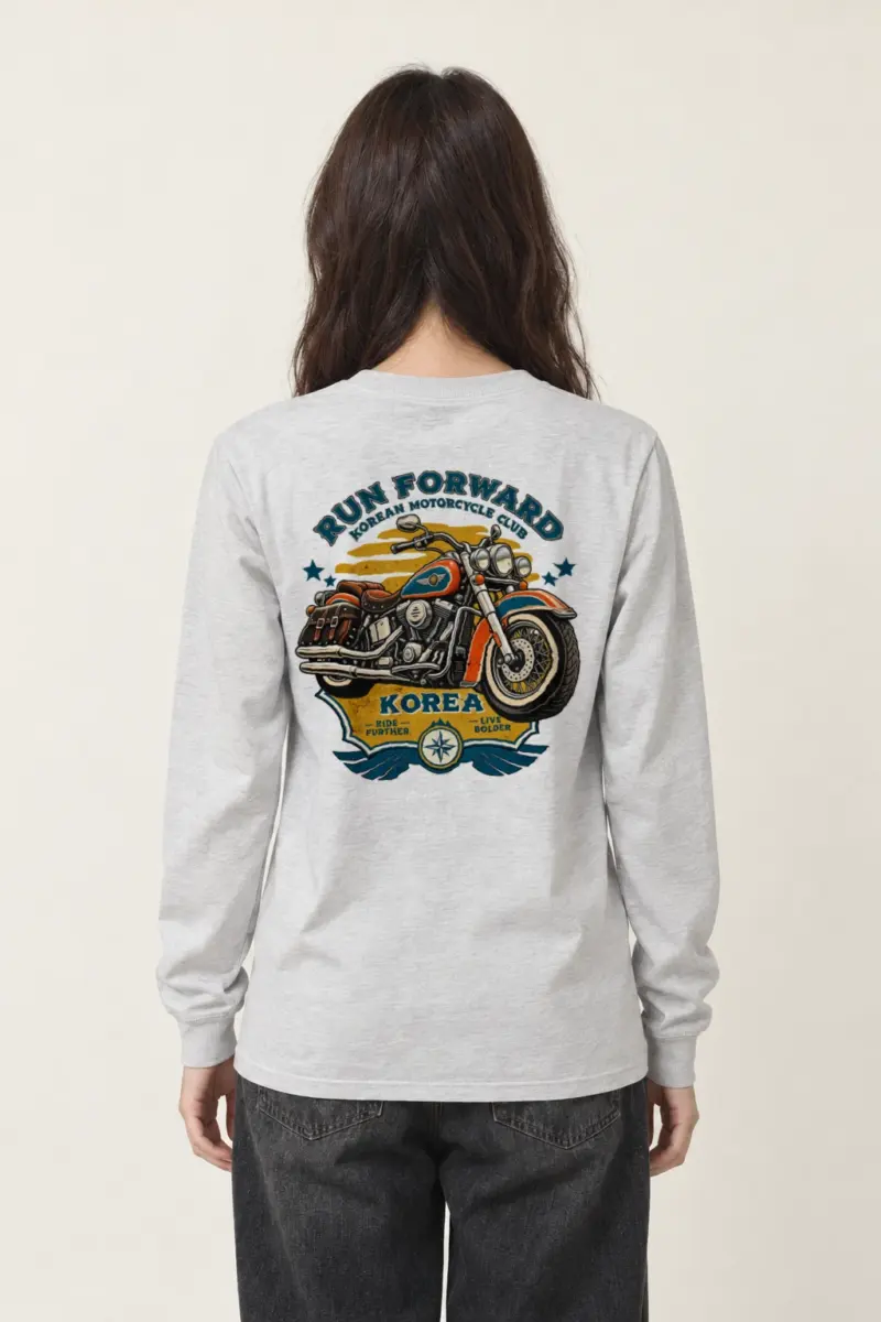"Run Forward Motorcycle Club" Unisex Longsleeve T-shirt