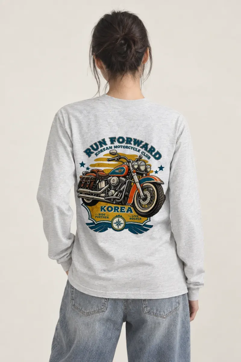 "Run Forward Motorcycle Club" Unisex Longsleeve T-shirt