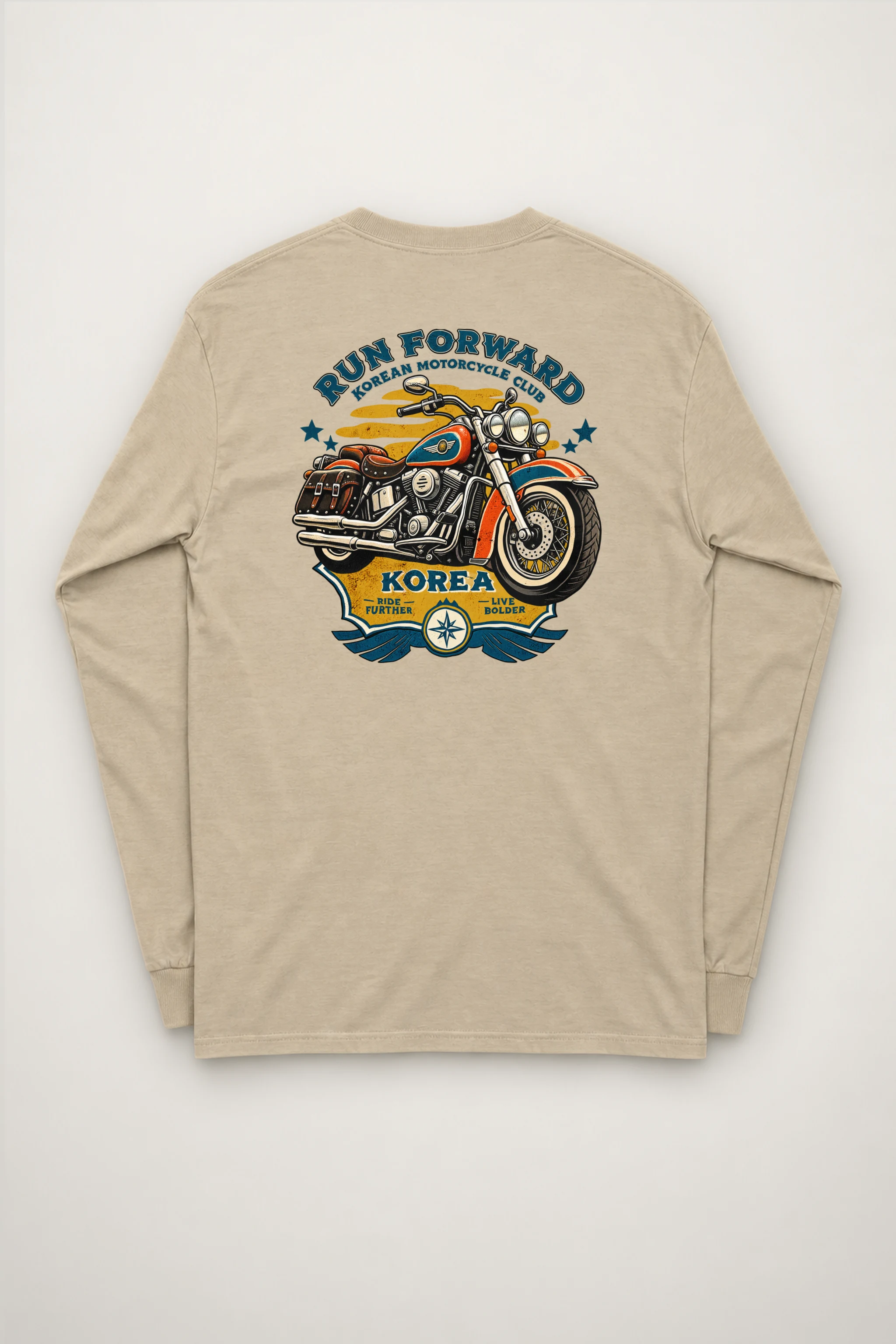 "Run Forward Motorcycle Club" Unisex Longsleeve T-shirt