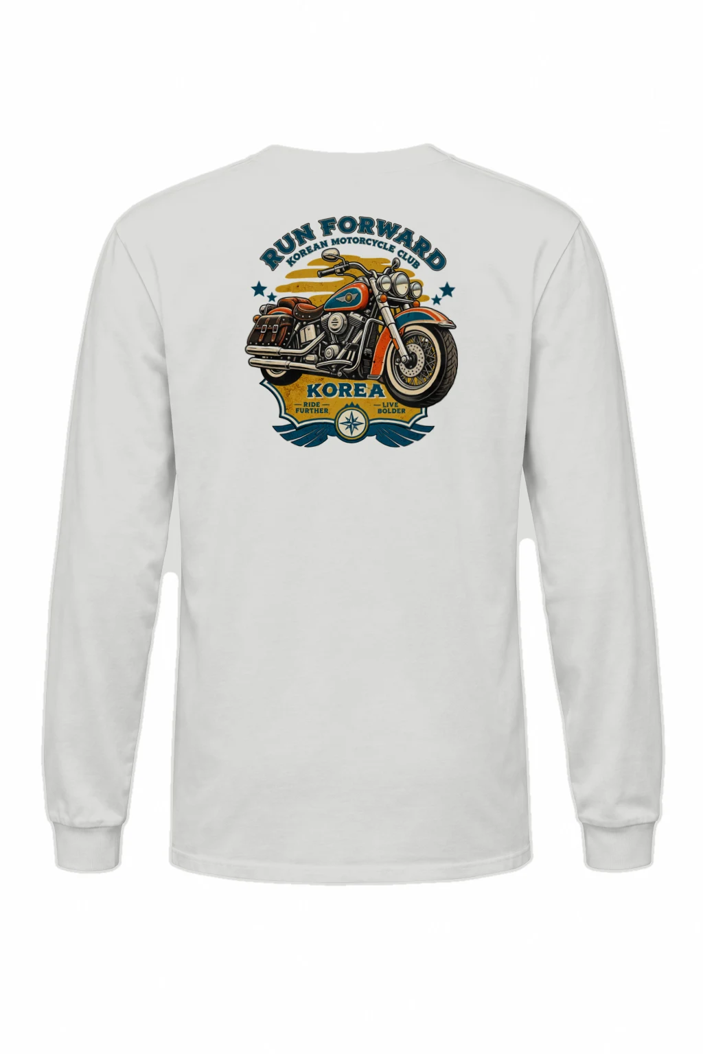 "Run Forward Motorcycle Club" Unisex Longsleeve T-shirt | Gildan 2400
