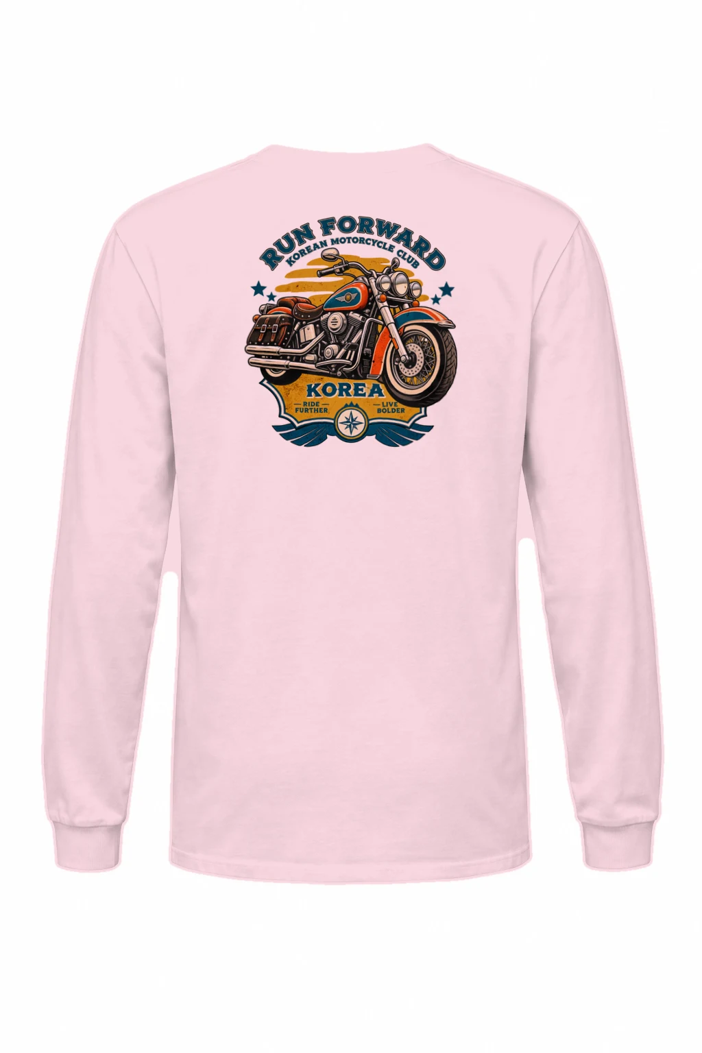 "Run Forward Motorcycle Club" Unisex Longsleeve T-shirt | Gildan 2400