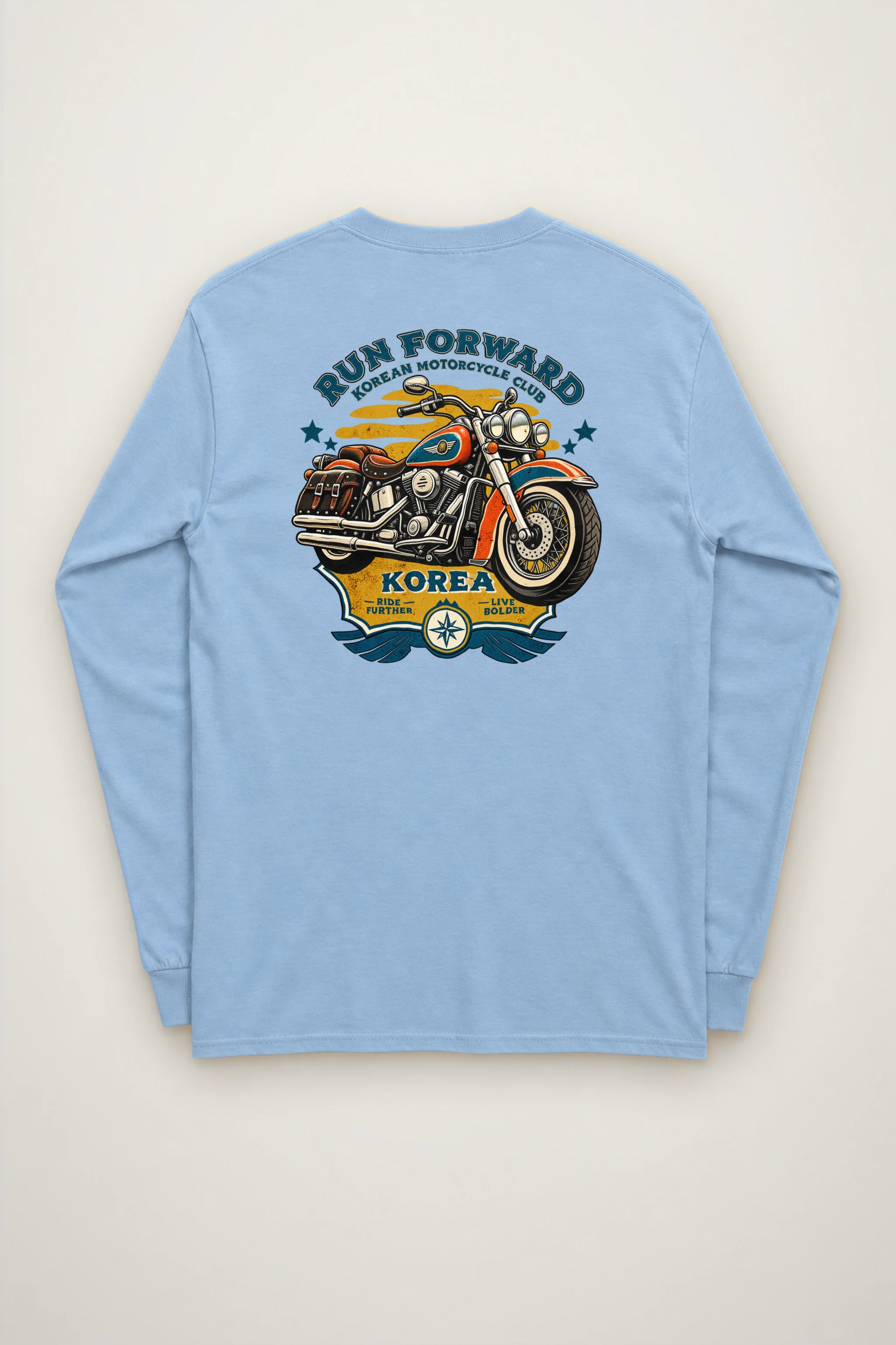 "Run Forward Motorcycle Club" Unisex Longsleeve T-shirt