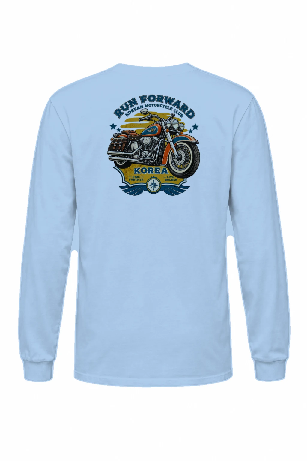 "Run Forward Motorcycle Club" Unisex Longsleeve T-shirt | Gildan 2400