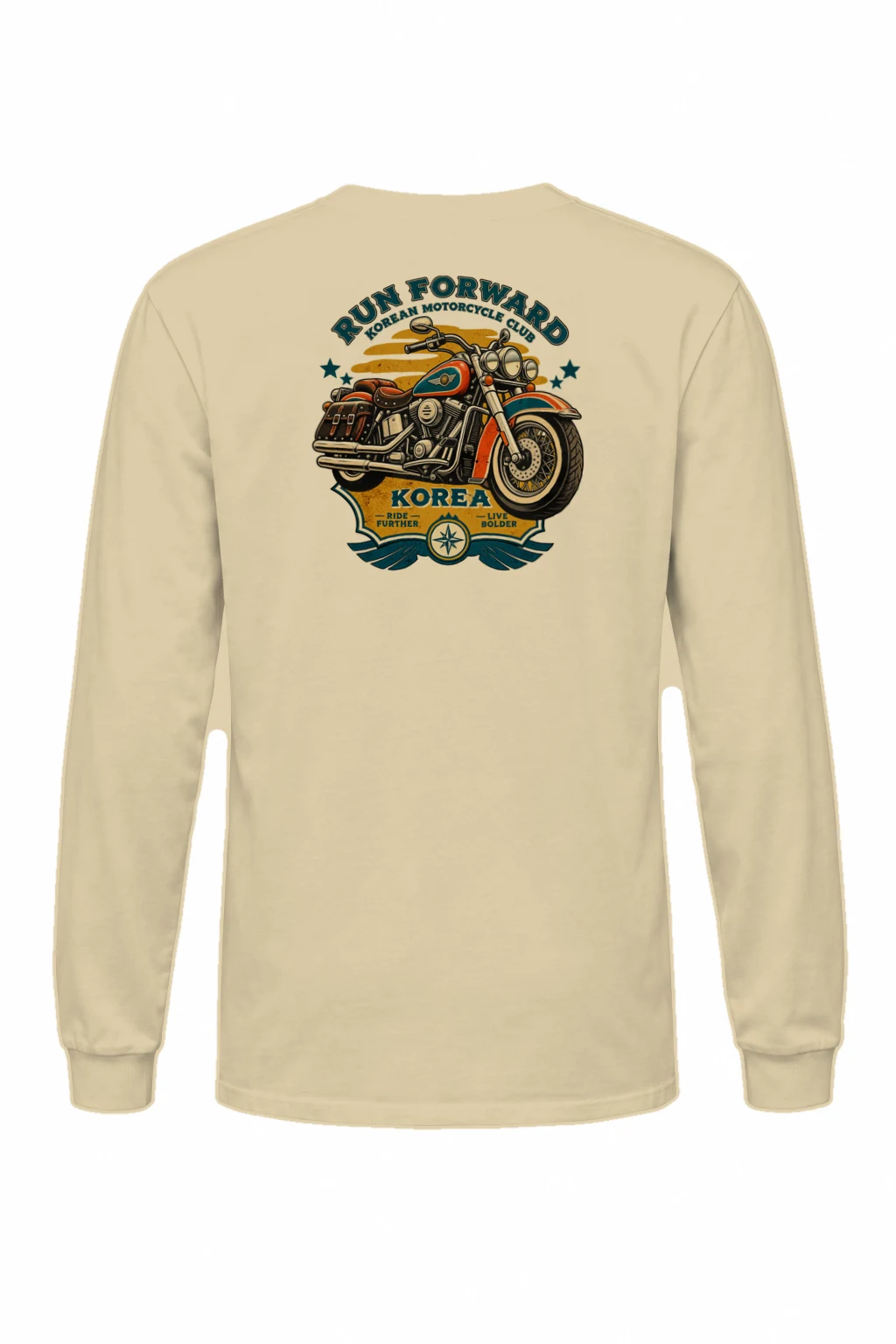 "Run Forward Motorcycle Club" Unisex Longsleeve T-shirt | Gildan 2400