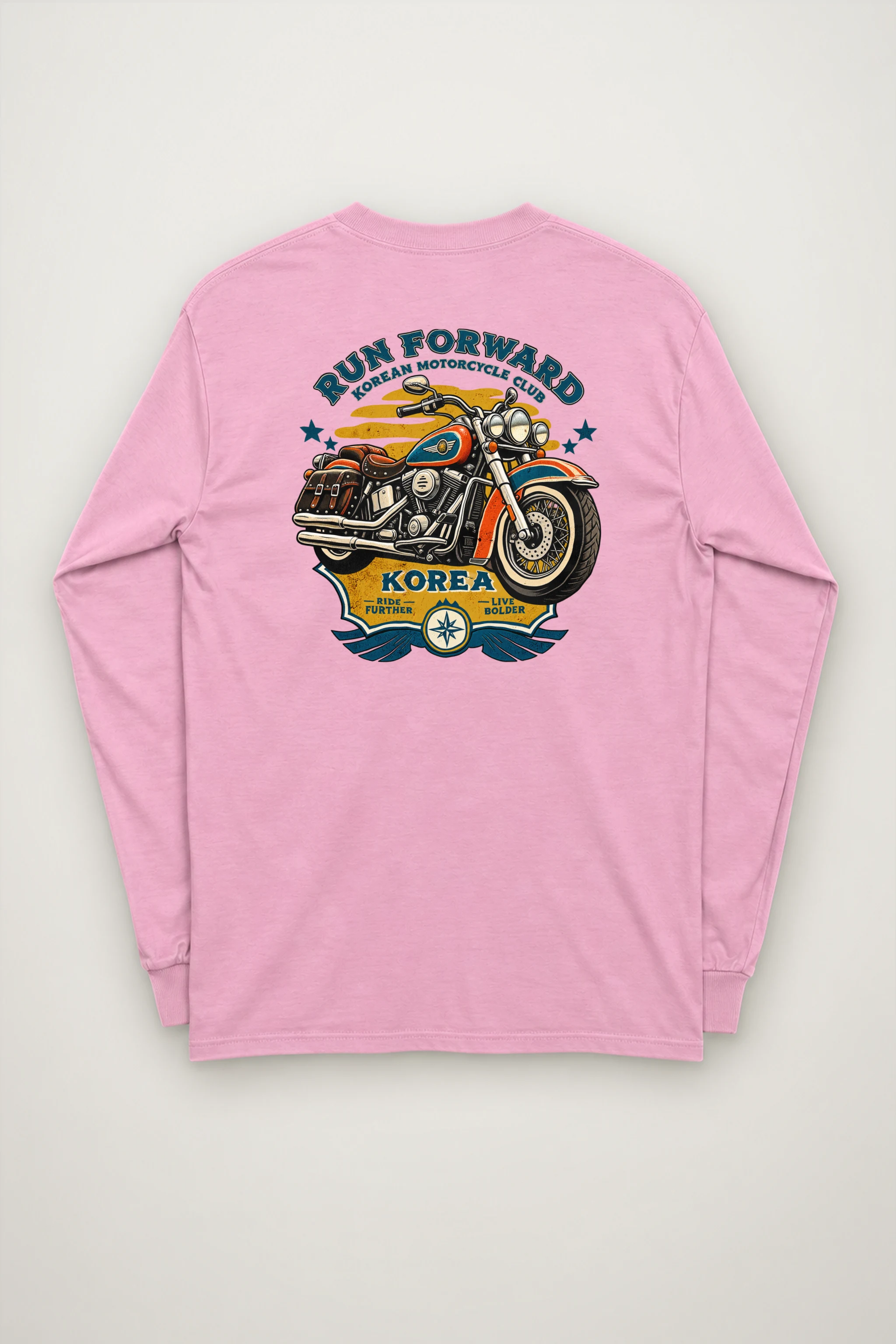 "Run Forward Motorcycle Club" Unisex Longsleeve T-shirt