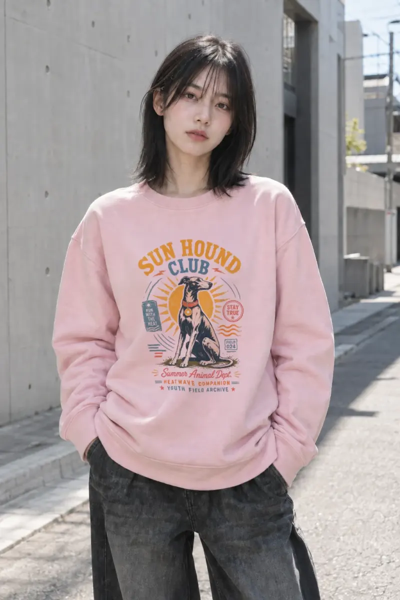 "Run Hound Club" Heavy Blend Unisex Crewneck Sweatshirt | Gildan 18000