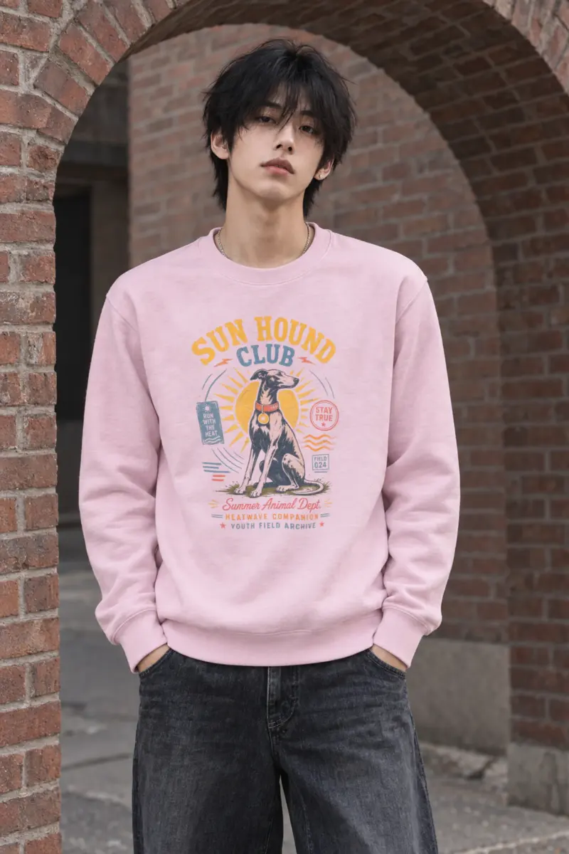 "Run Hound Club" Heavy Blend Unisex Crewneck Sweatshirt