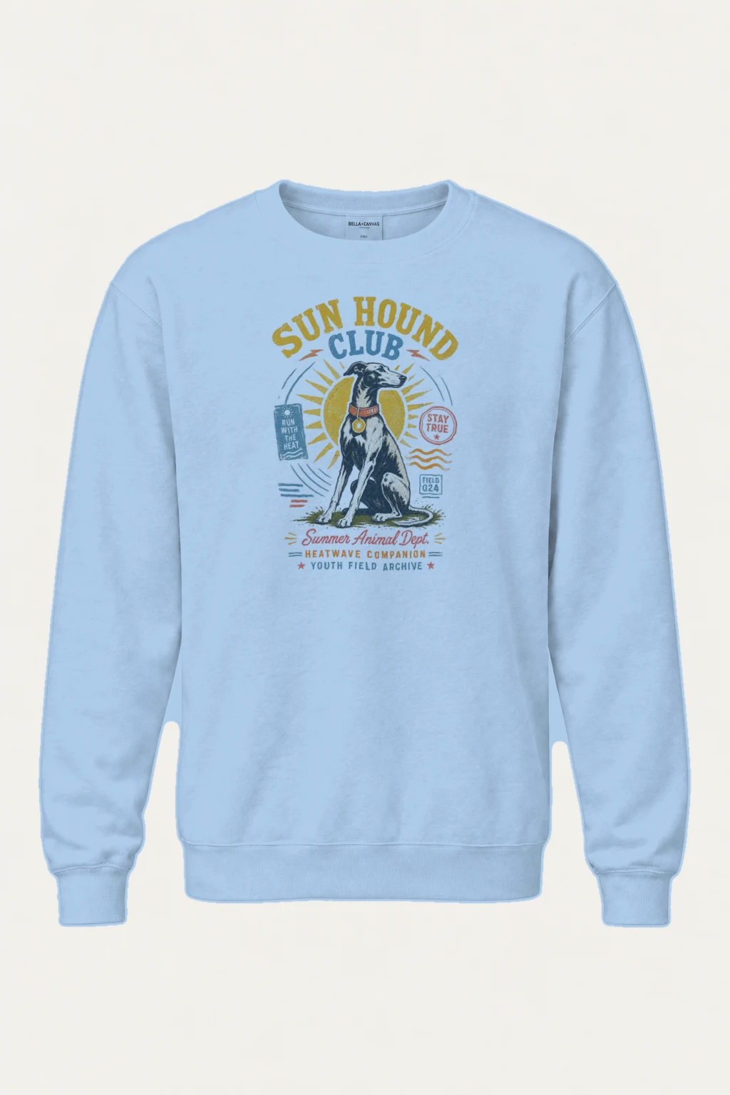 "Run Hound Club" Heavy Blend Unisex Crewneck Sweatshirt | Gildan 18000