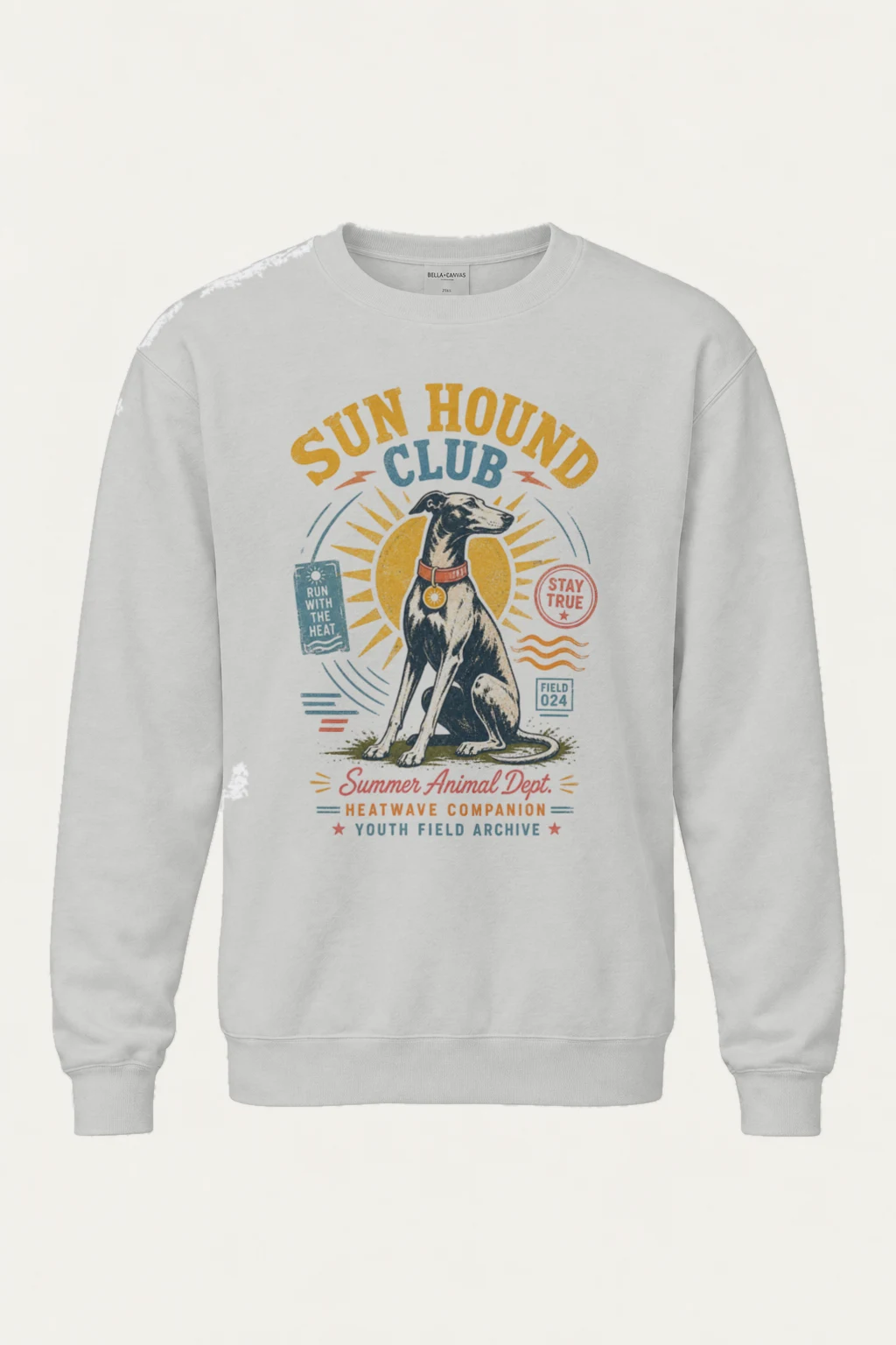 "Run Hound Club" Heavy Blend Unisex Crewneck Sweatshirt | Gildan 18000