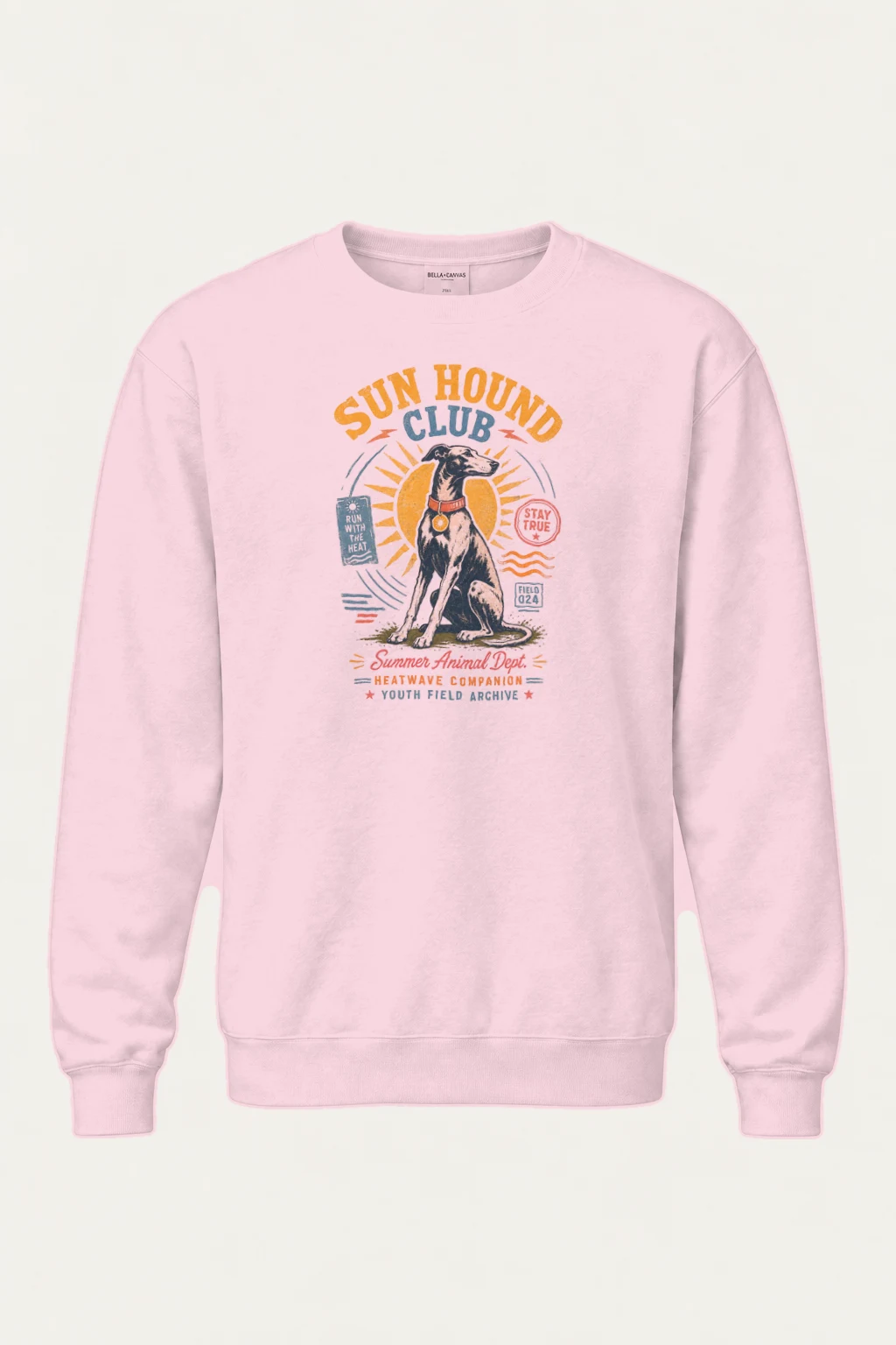 "Run Hound Club" Heavy Blend Unisex Crewneck Sweatshirt | Gildan 18000