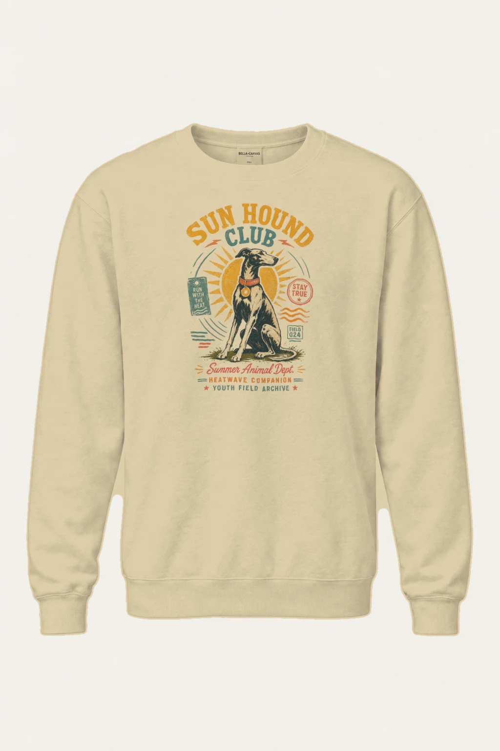 "Run Hound Club" Heavy Blend Unisex Crewneck Sweatshirt | Gildan 18000