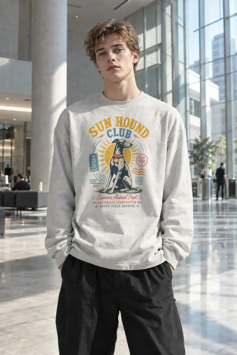 "Run Hound Club" Unisex Longsleeve T-shirt | Gildan 2400