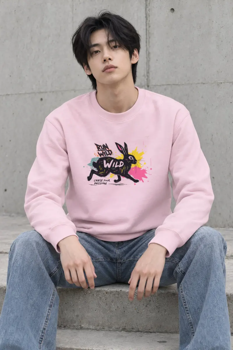"Run Wild Chase" Heavy Blend Unisex Crewneck Sweatshirt