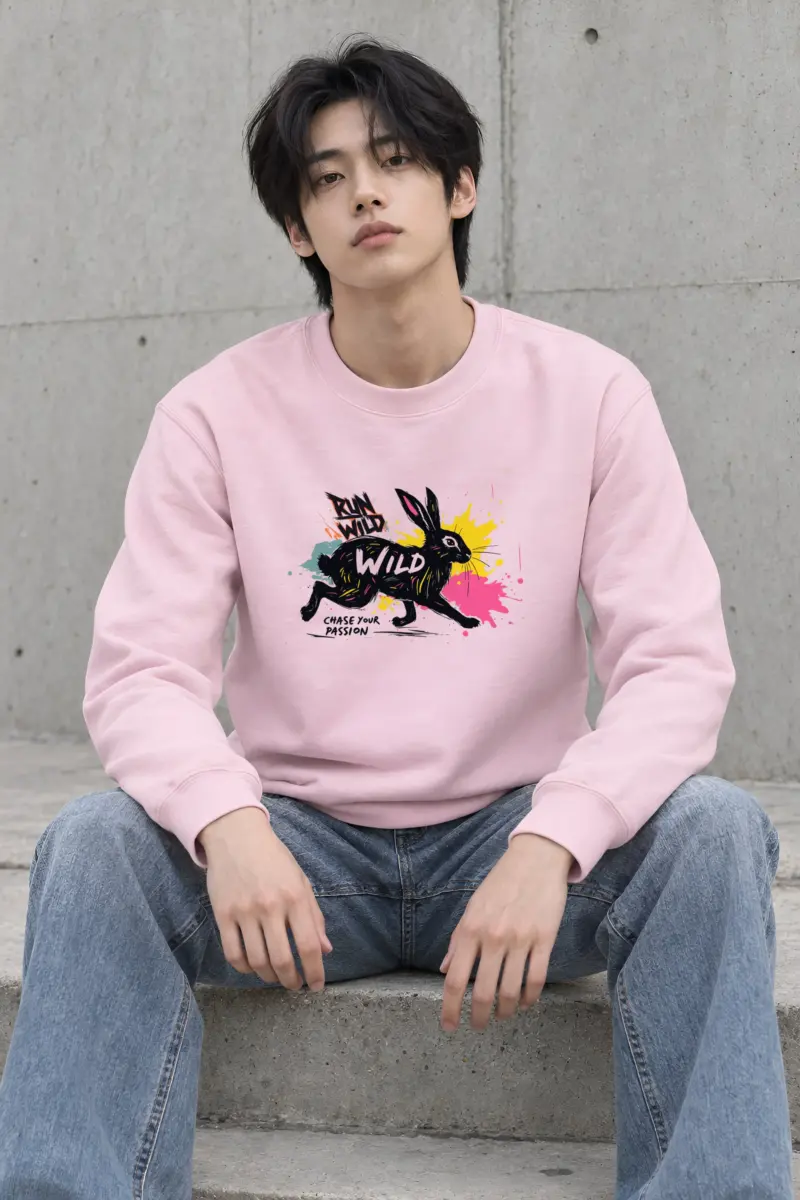 "Run Wild Chase" Heavy Blend Unisex Crewneck Sweatshirt