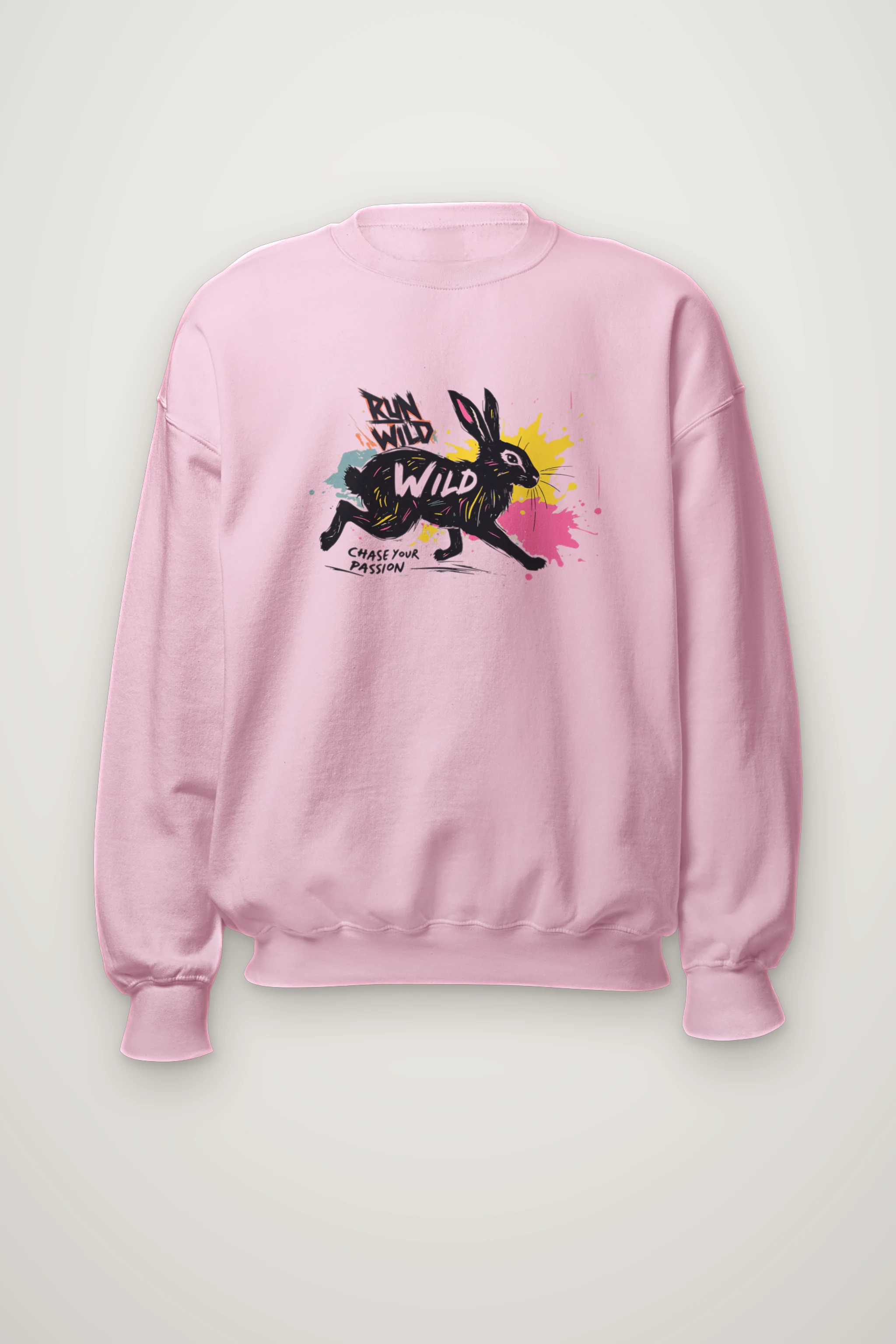 "Run Wild Chase" Heavy Blend Unisex Crewneck Sweatshirt