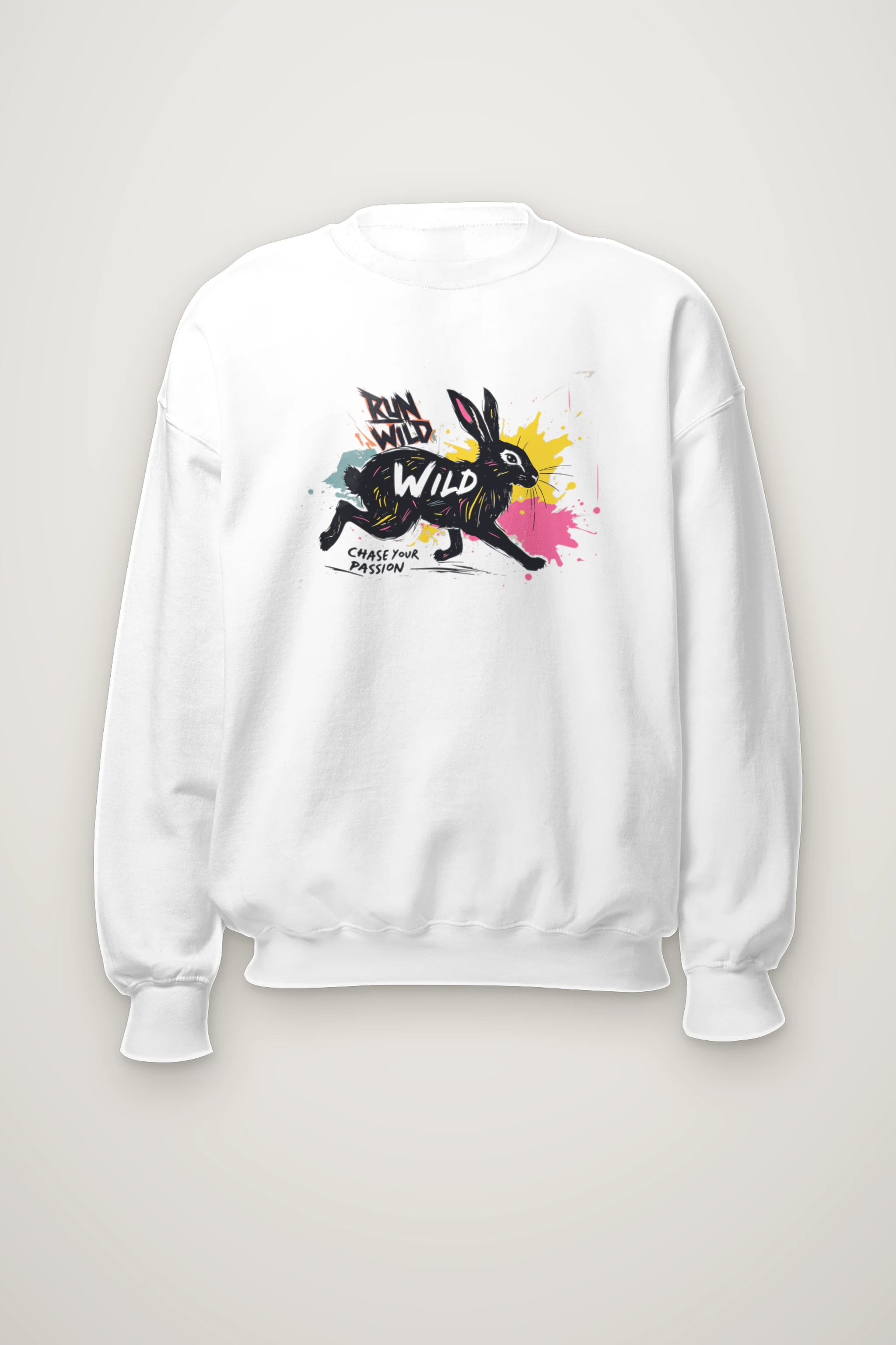 "Run Wild Chase" Heavy Blend Unisex Crewneck Sweatshirt