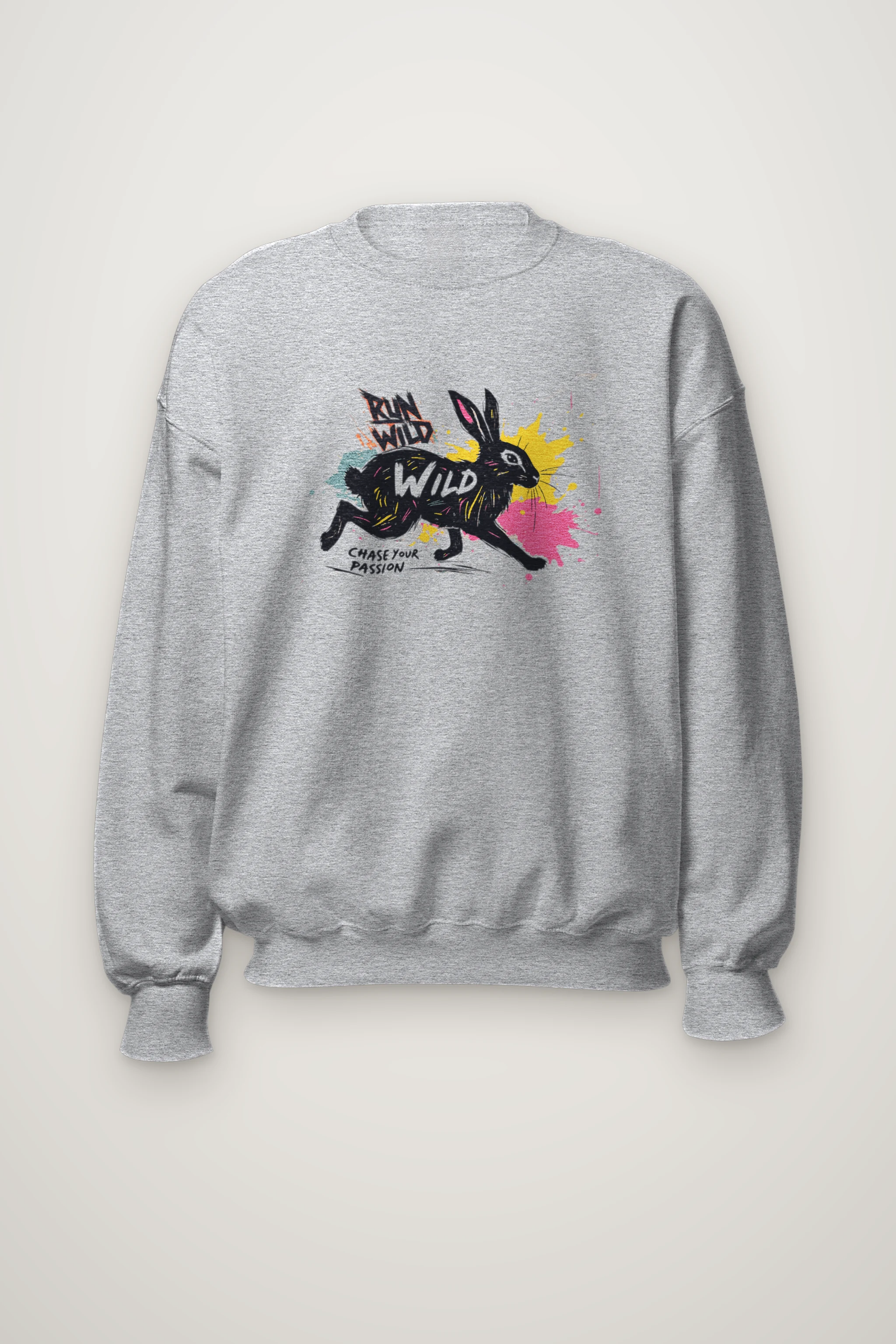 "Run Wild Chase" Heavy Blend Unisex Crewneck Sweatshirt