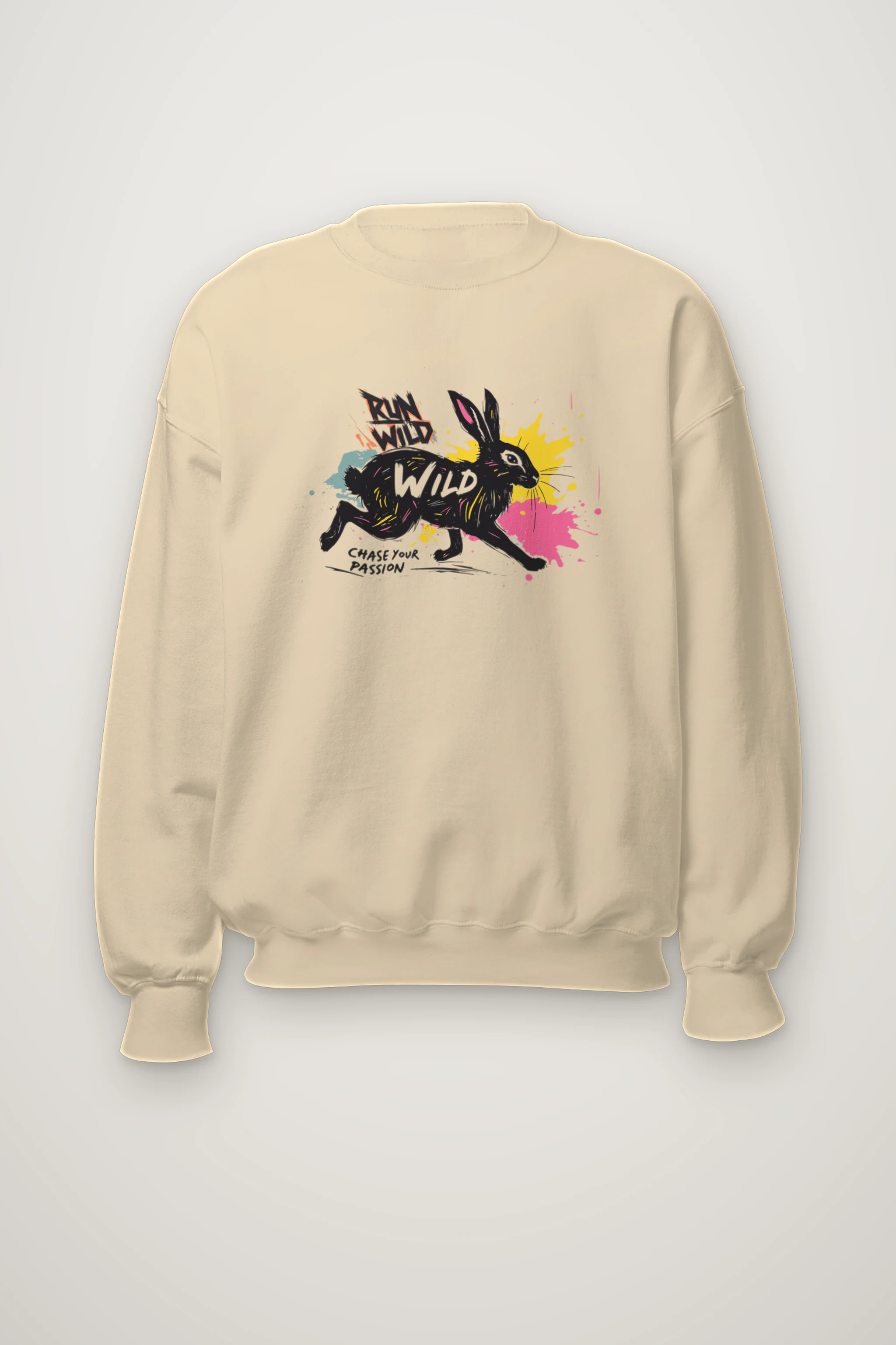 "Run Wild Chase" Heavy Blend Unisex Crewneck Sweatshirt