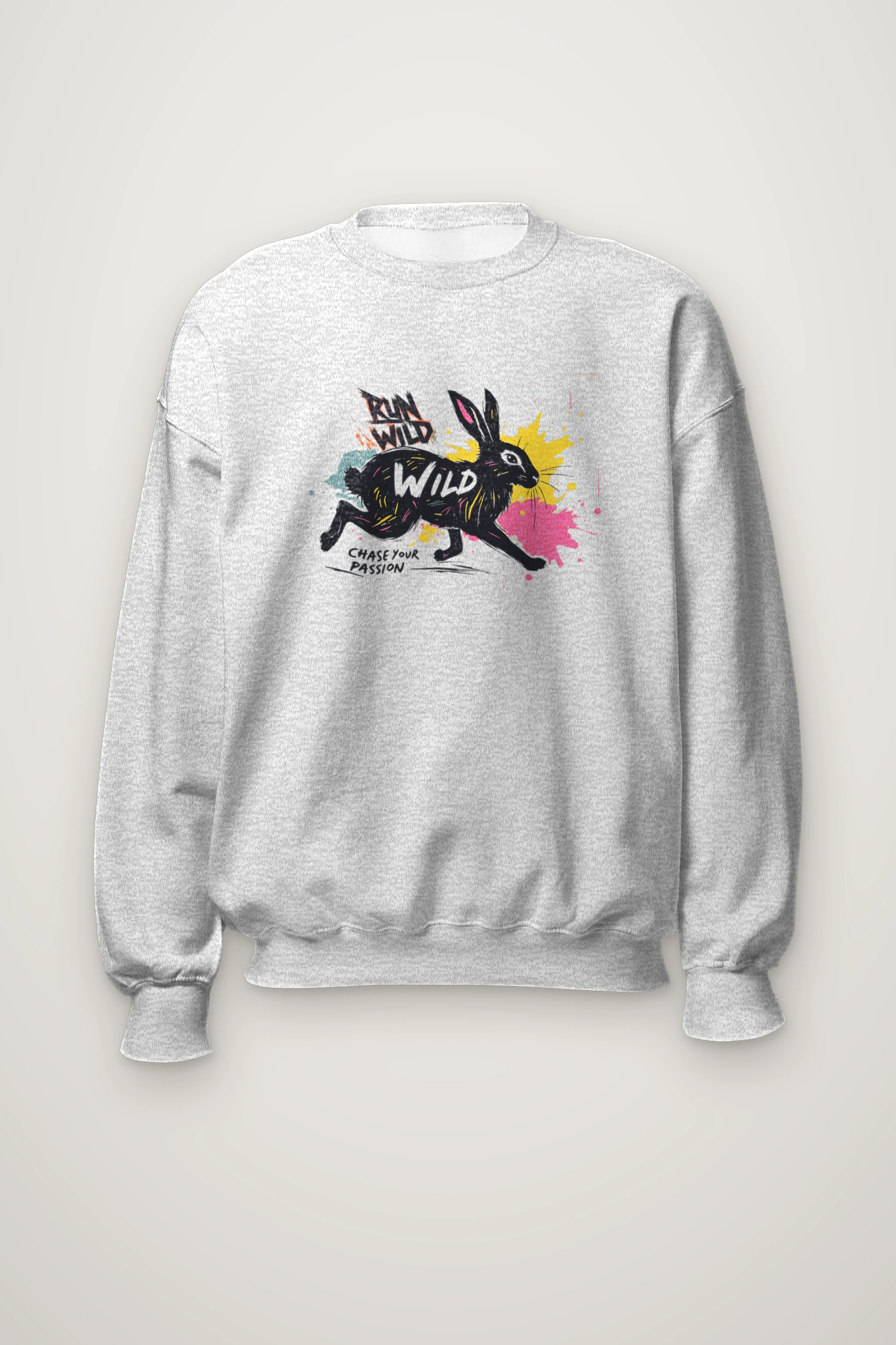 "Run Wild Chase" Heavy Blend Unisex Crewneck Sweatshirt
