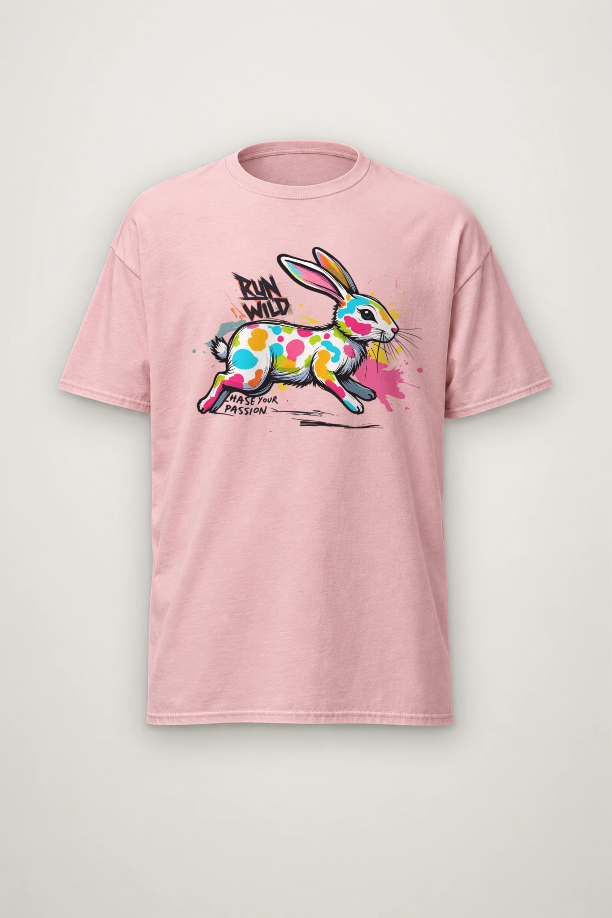 "Run Wild" Heavyweight Unisex Crewneck T-shirt