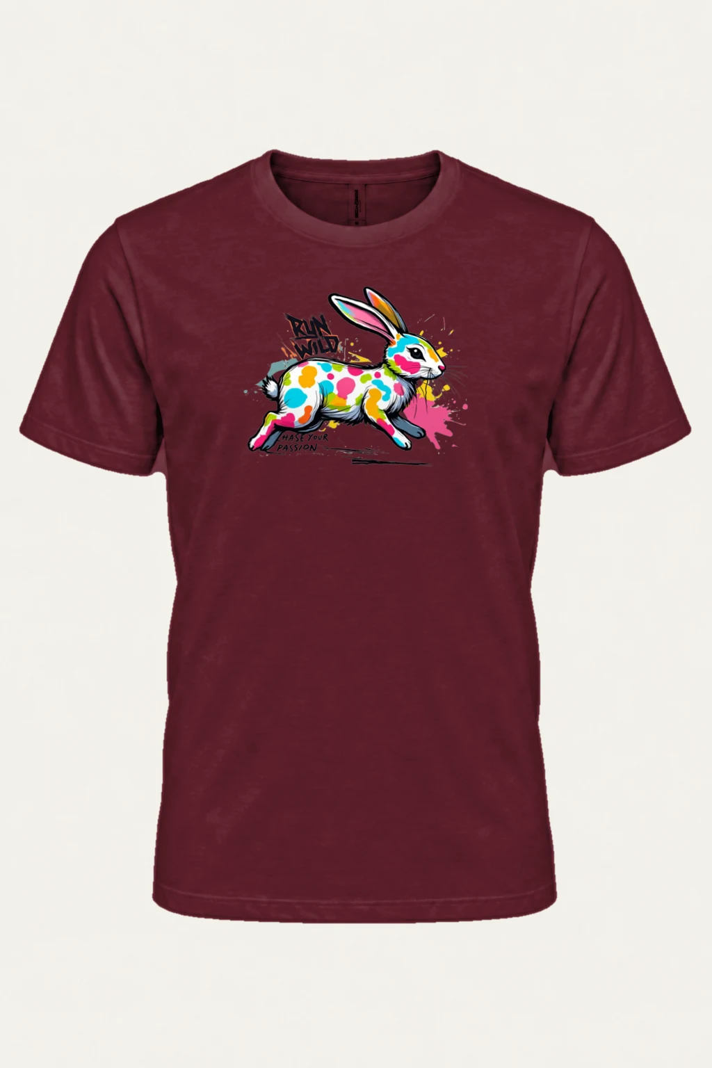 "Run Wild" Heavyweight Unisex Crewneck T-shirt | Gildan 5000