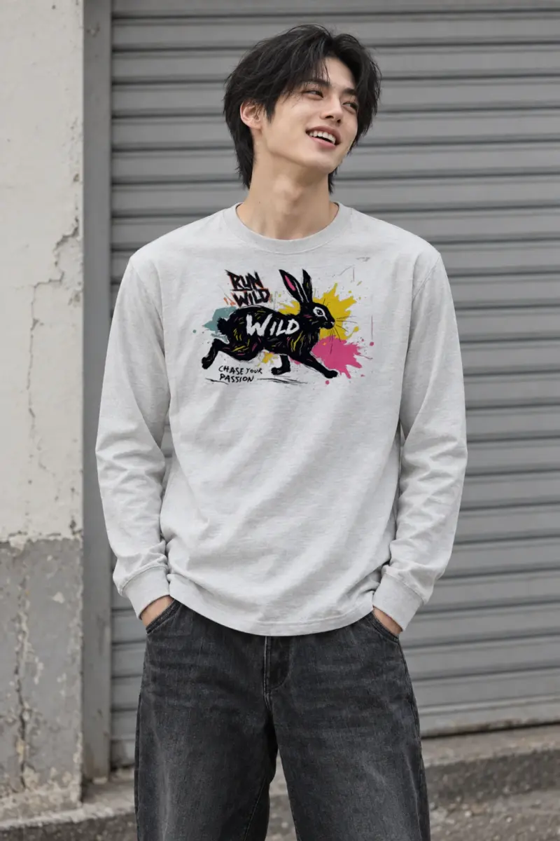 "Run Wild" Unisex Longsleeve T-shirt