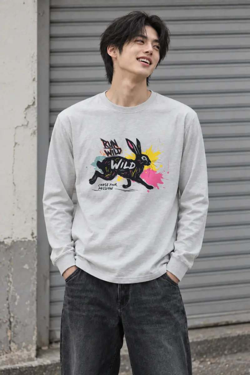 "Run Wild" Unisex Longsleeve T-shirt