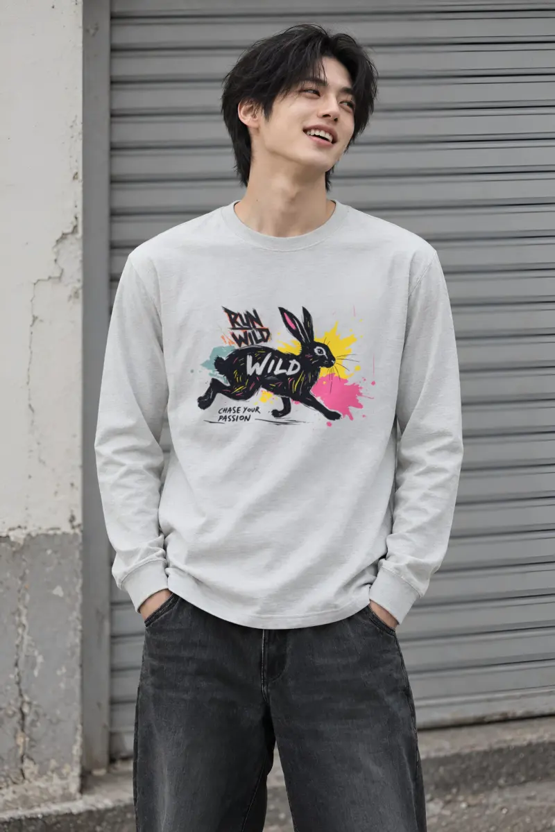 "Run Wild" Unisex Longsleeve T-shirt