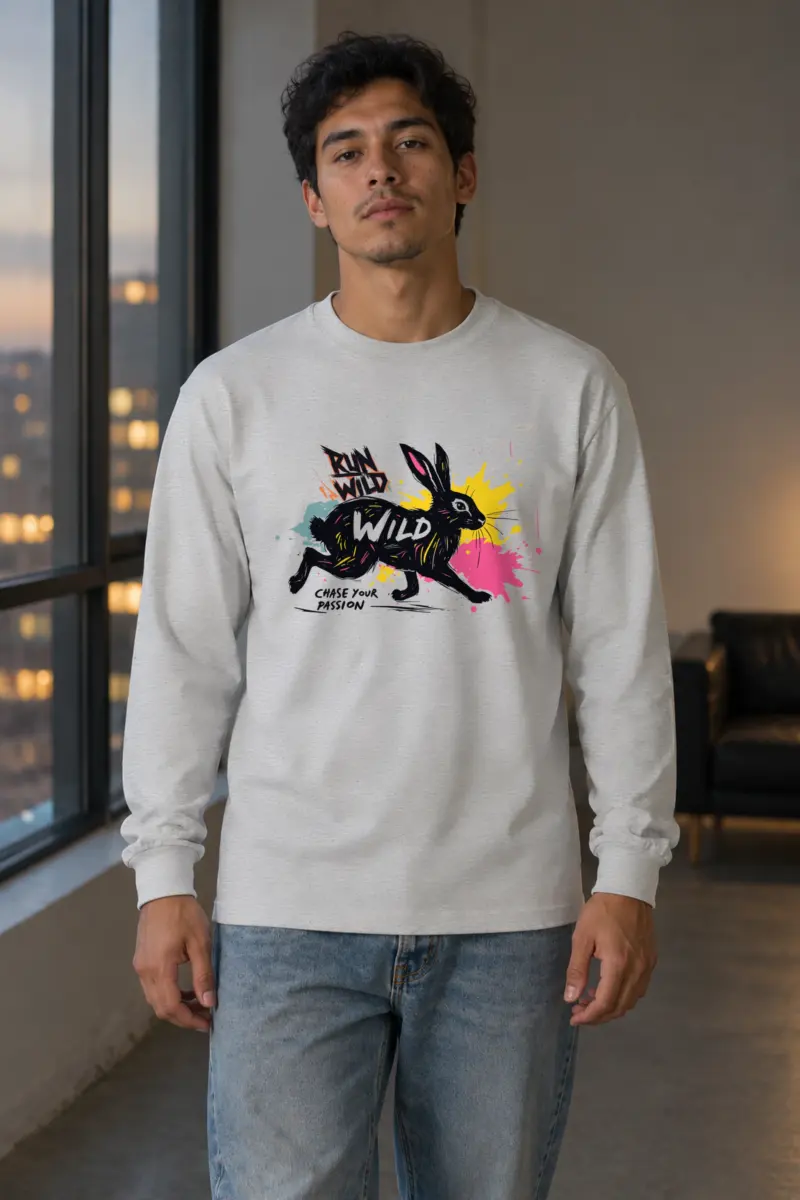 "Run Wild" Unisex Longsleeve T-shirt