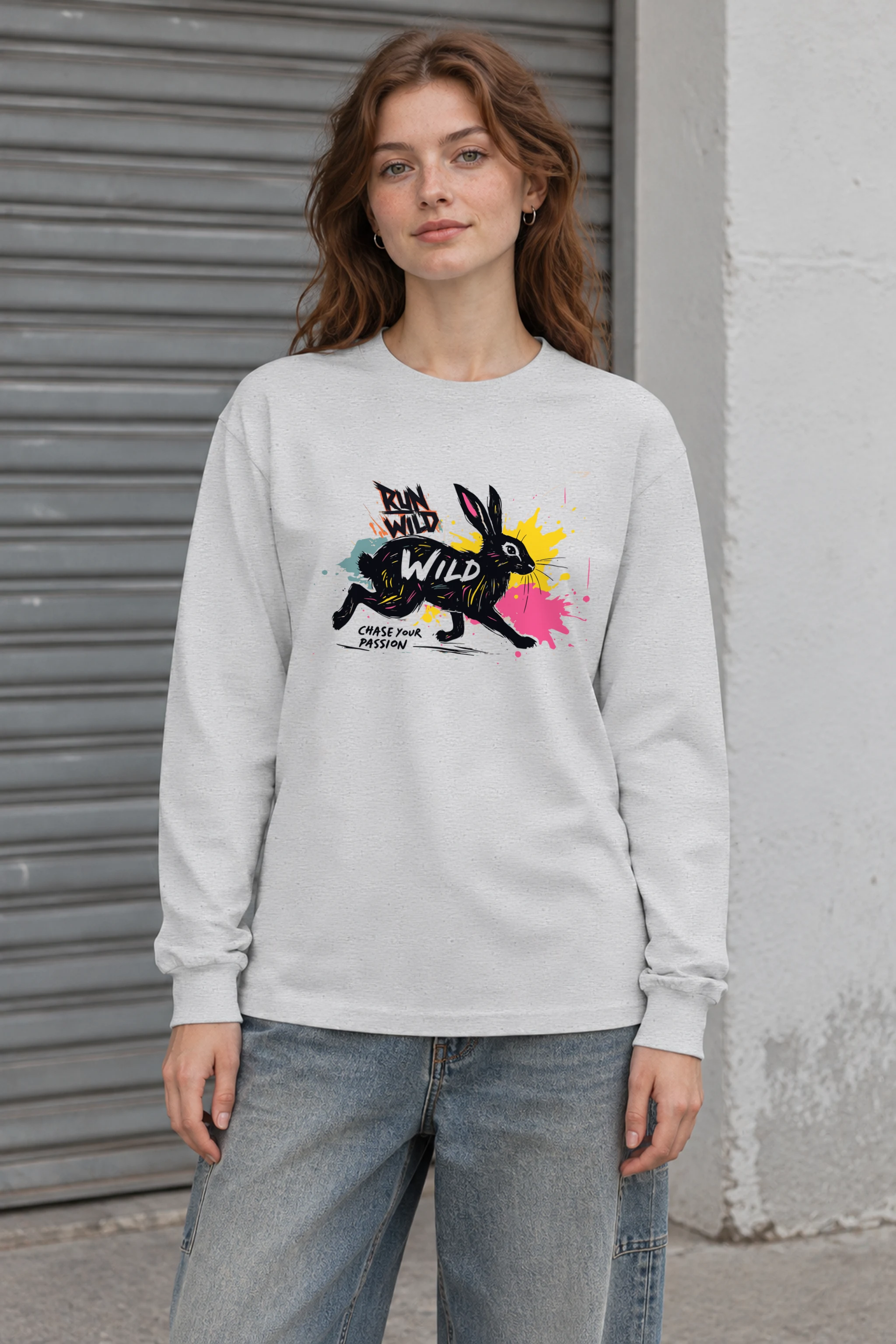 "Run Wild" Unisex Longsleeve T-shirt