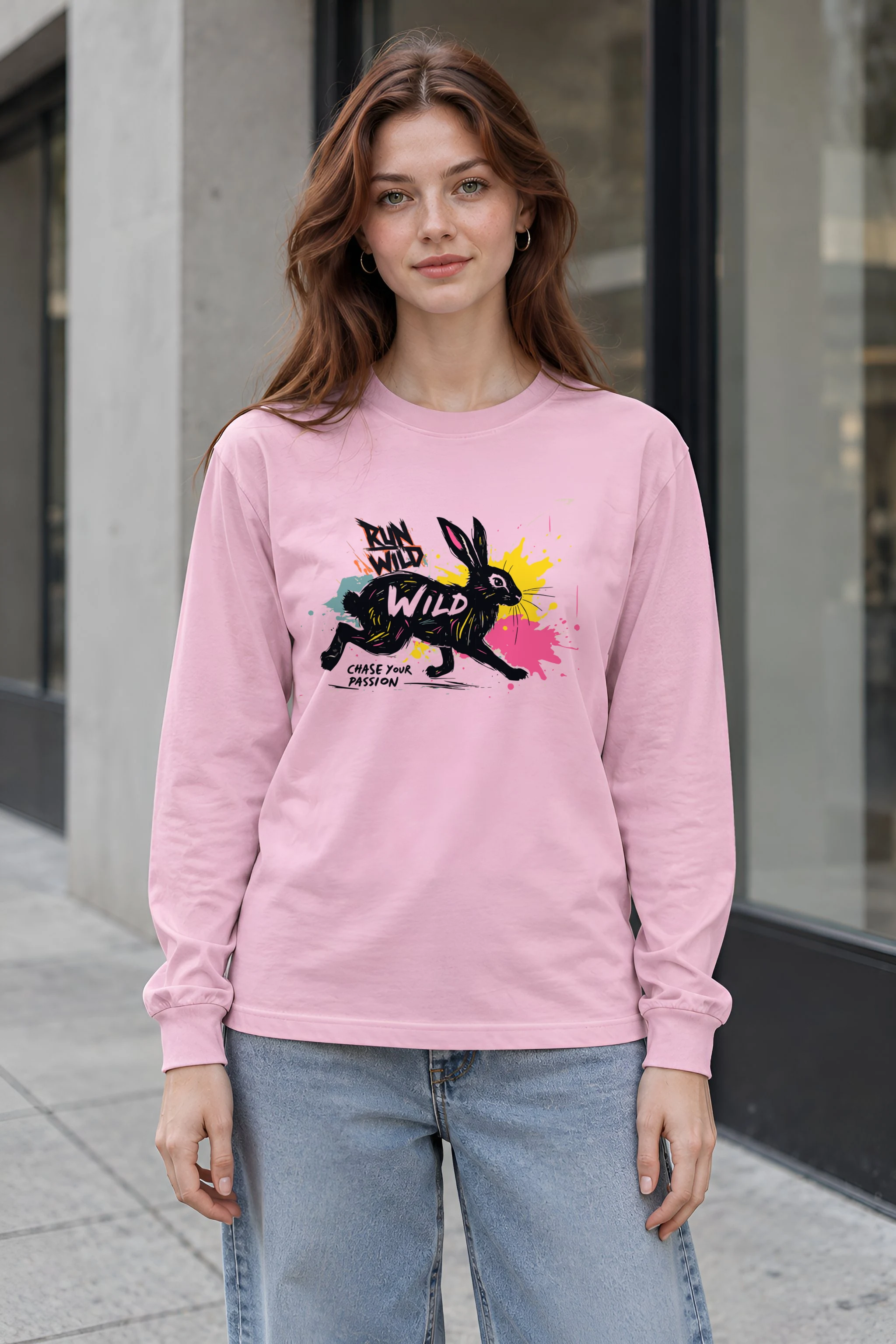 "Run Wild" Unisex Longsleeve T-shirt