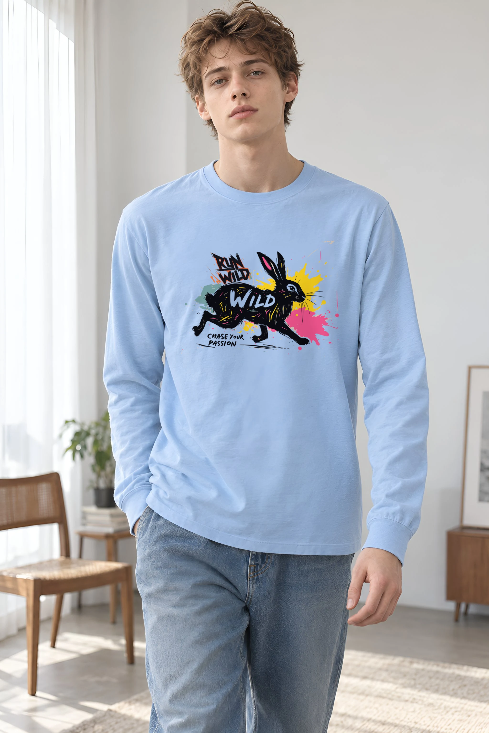 "Run Wild" Unisex Longsleeve T-shirt