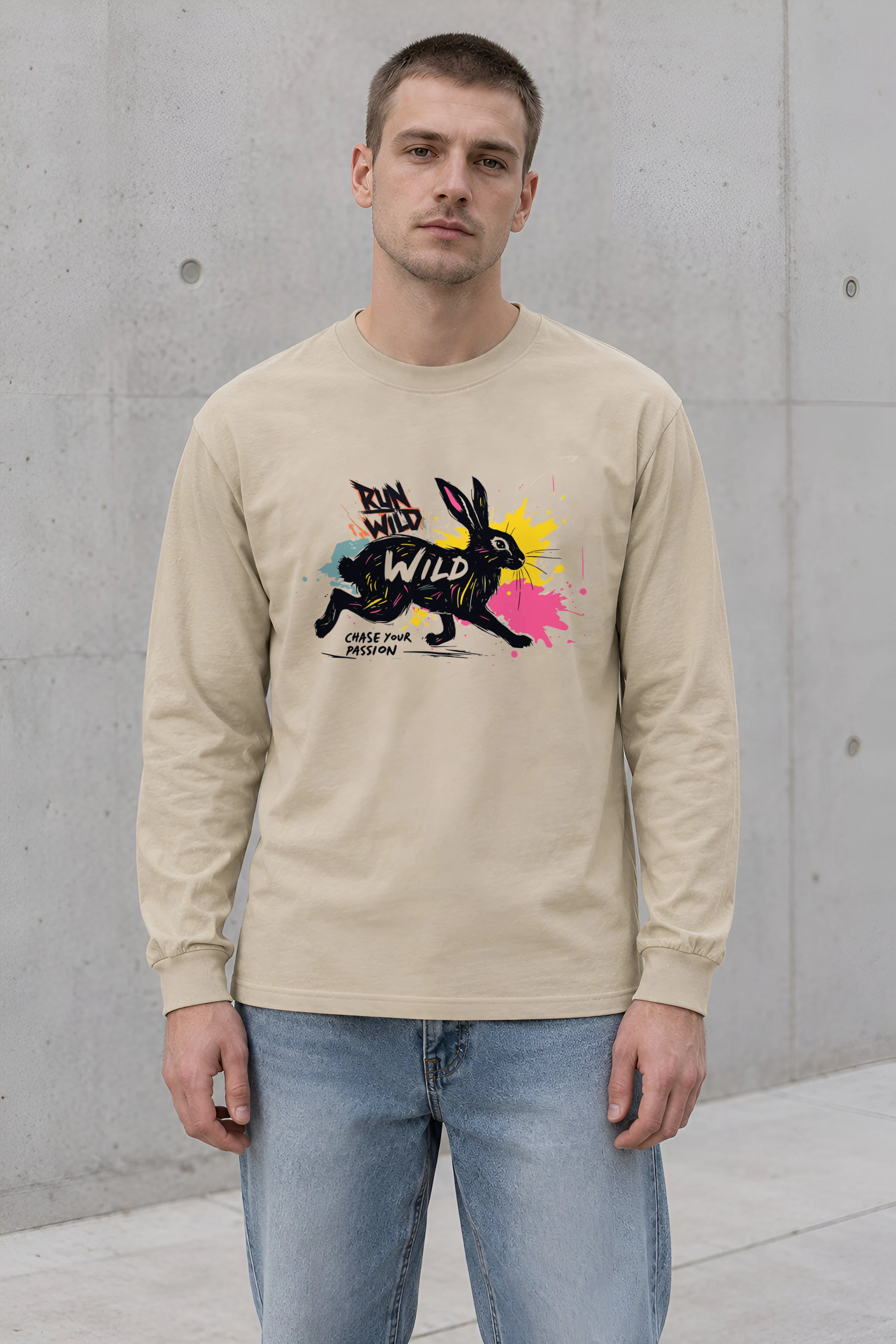 "Run Wild" Unisex Longsleeve T-shirt