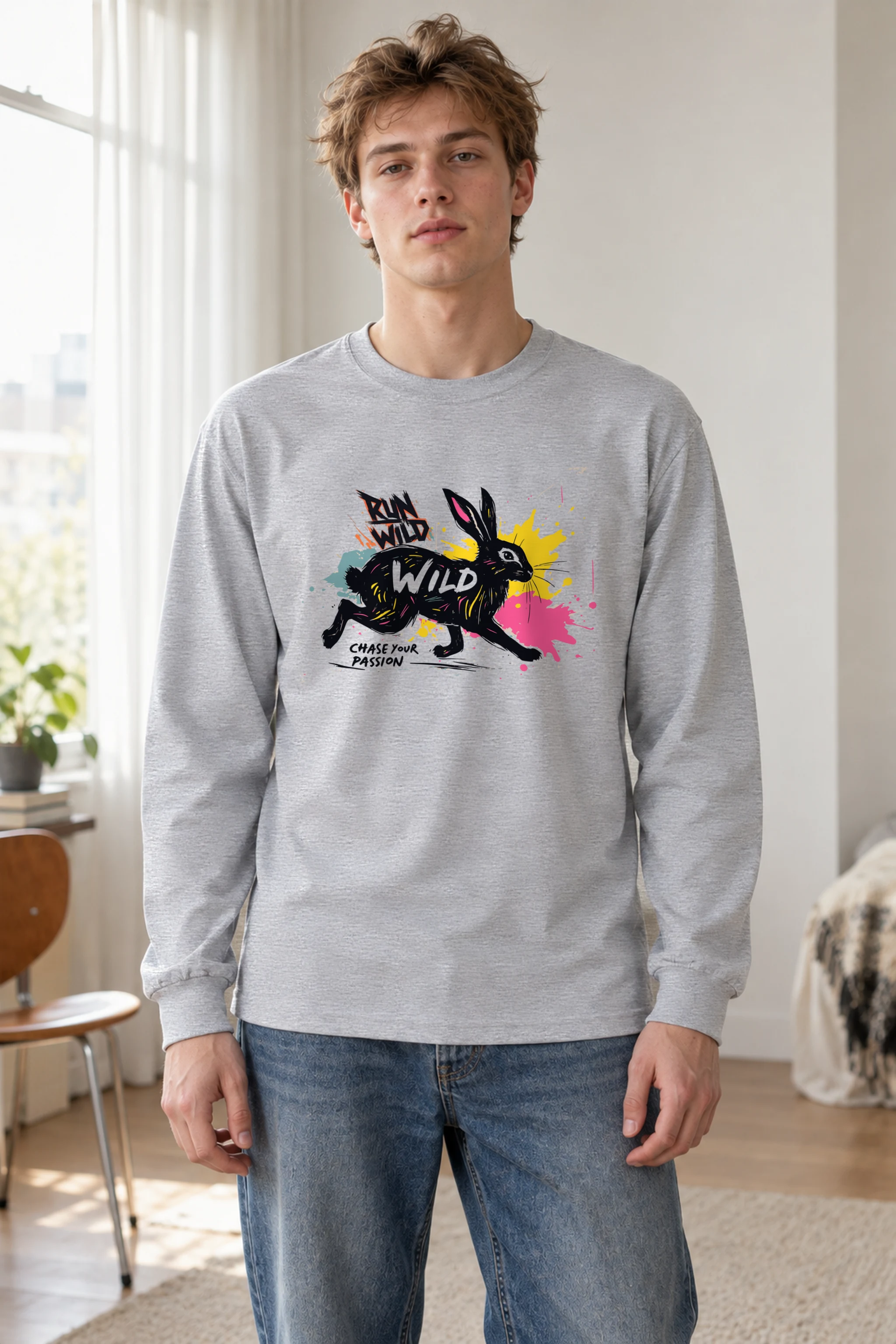 "Run Wild" Unisex Longsleeve T-shirt