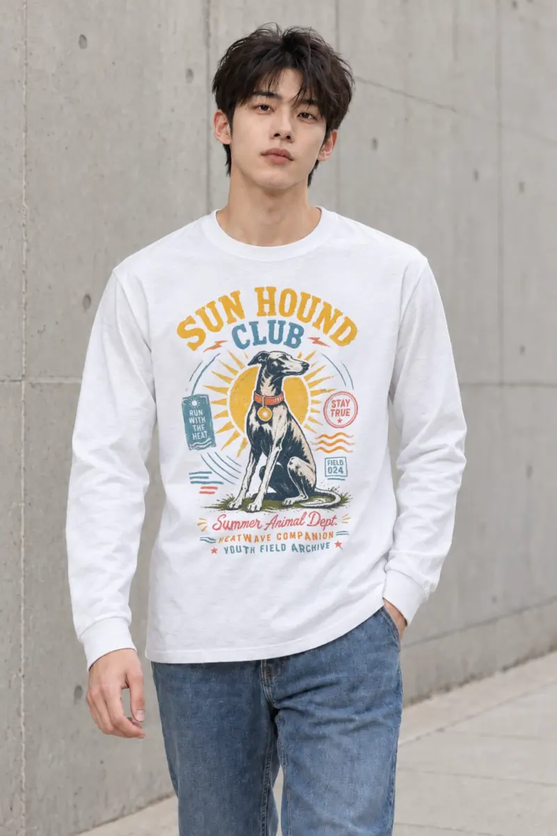 "Run With The Heat" Unisex Longsleeve T-shirt