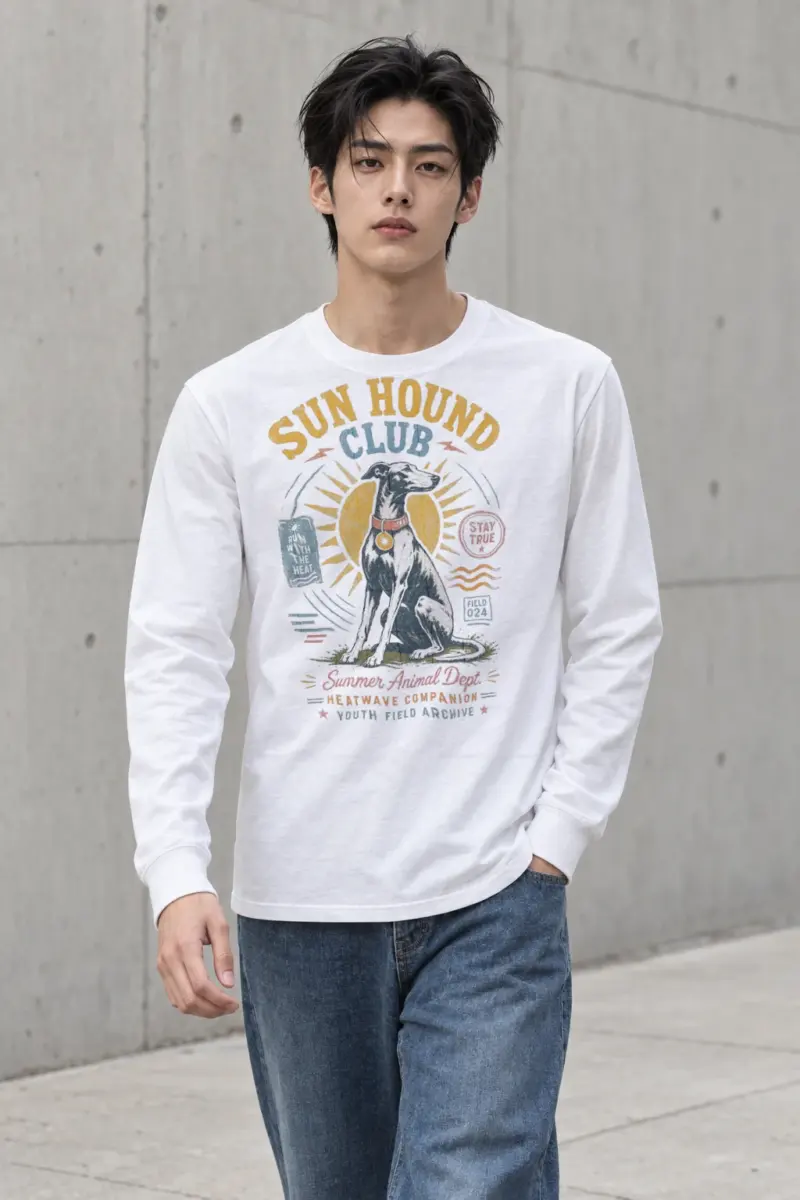 "Run With The Heat" Unisex Longsleeve T-shirt