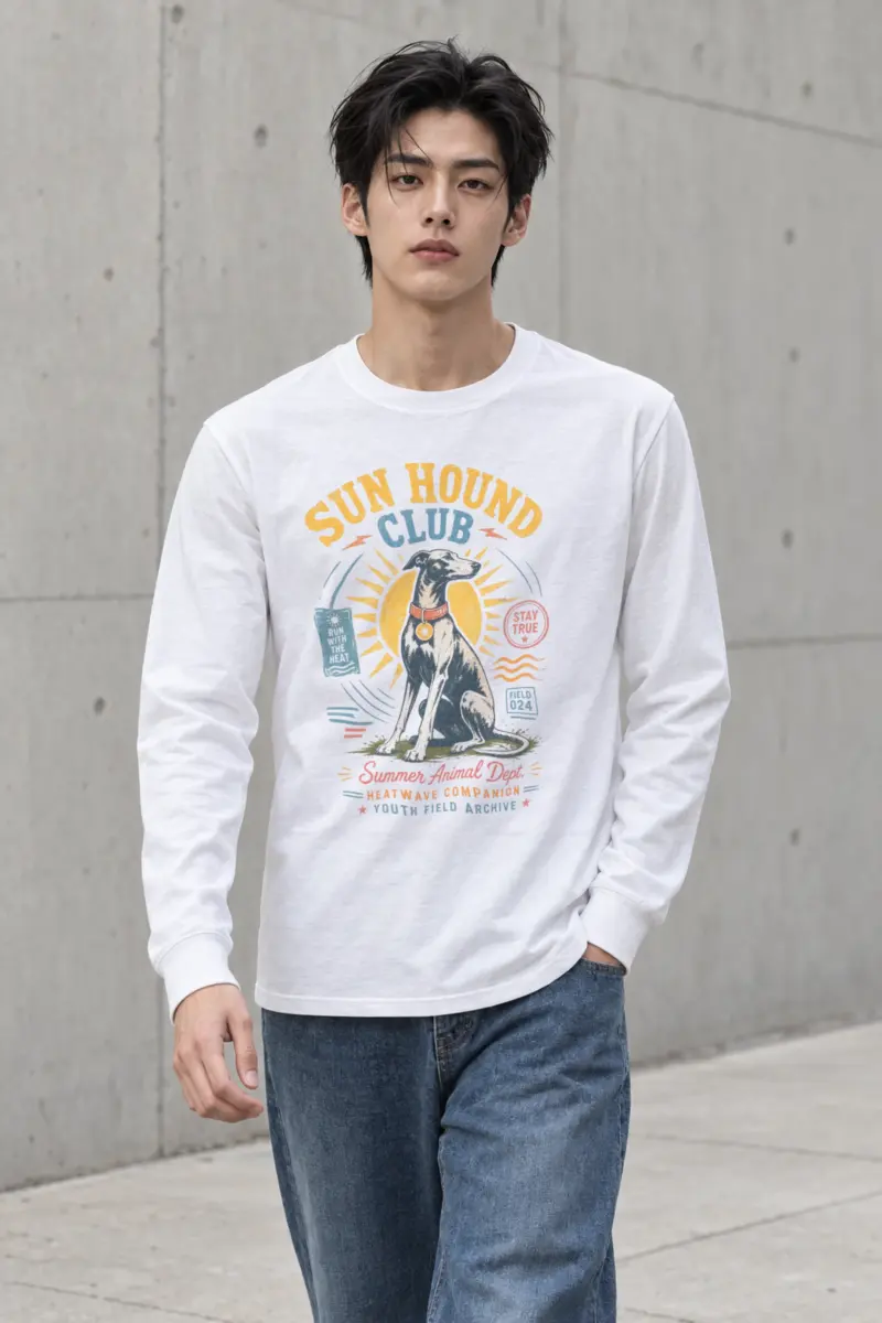 "Run With The Heat" Unisex Longsleeve T-shirt