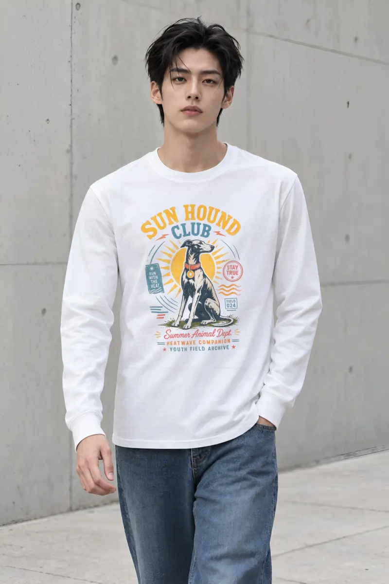 "Run With The Heat" Unisex Longsleeve T-shirt